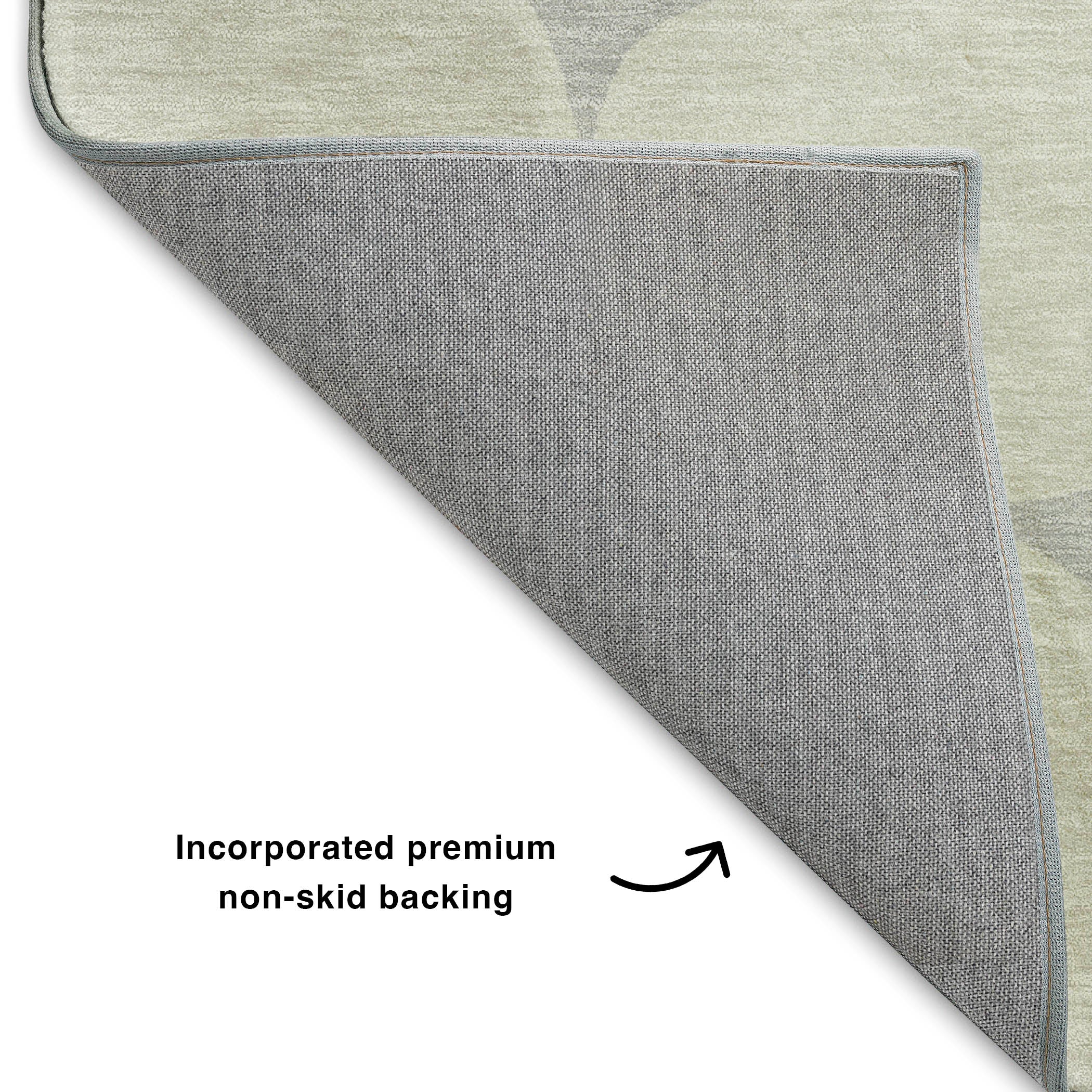 Luxury Washable Indoor/Outdoor Geometric TR16 Gray Rug 1'8" x 2'6" #shape_Rectangle