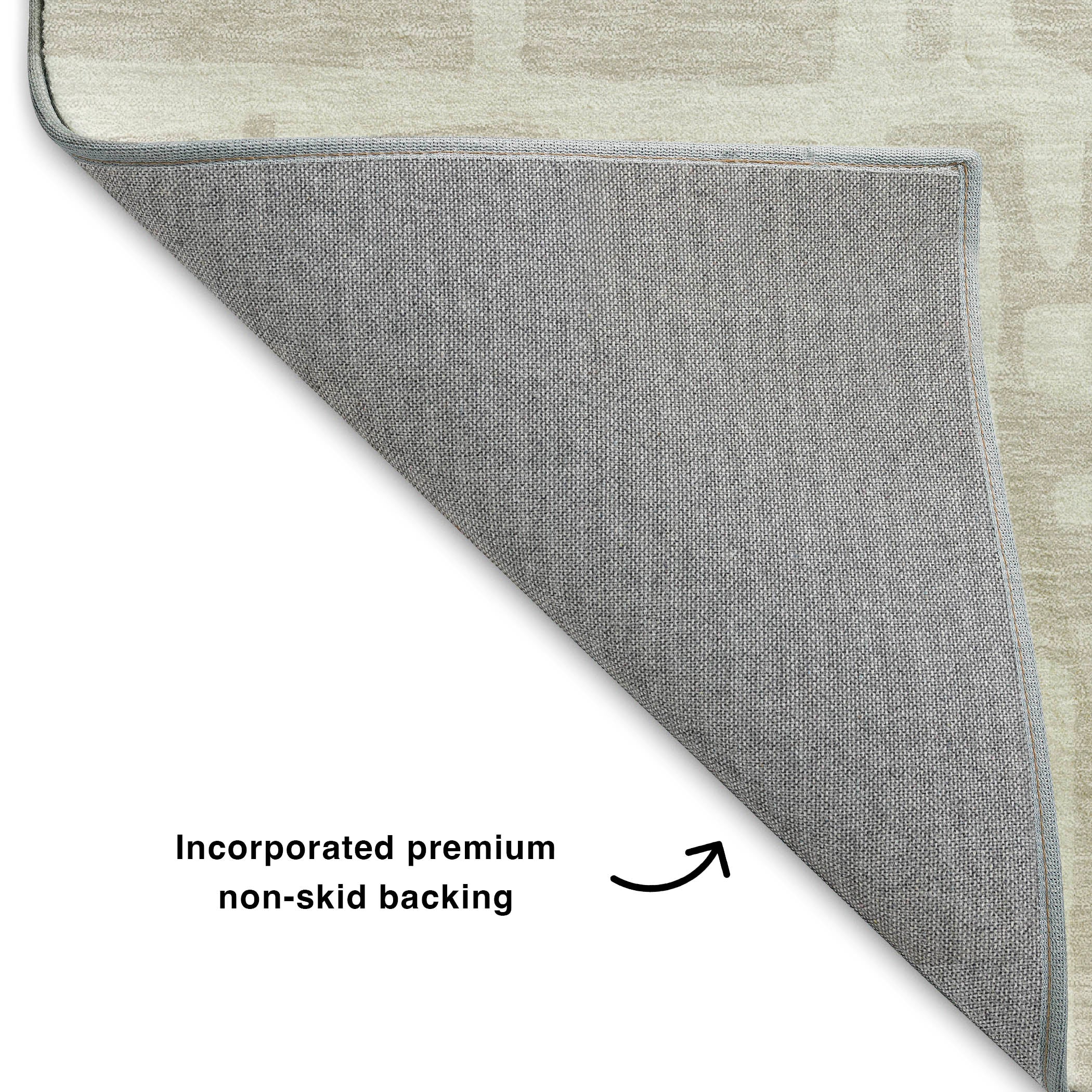 Luxury Washable Indoor/Outdoor Geometric TR1 Ivory Rug 1'8" x 2'6" #shape_Rectangle