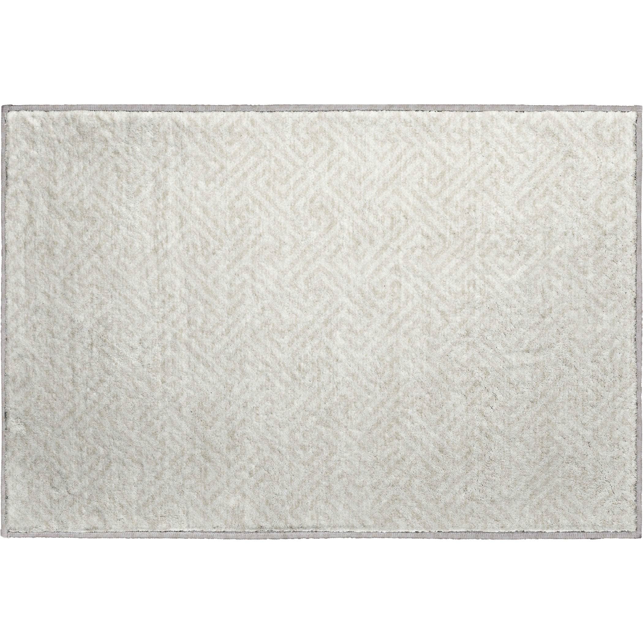 Luxury Washable Indoor/Outdoor Geometric TR5 Beige Brown Rug 1'8" x 2'6" #shape_Rectangle