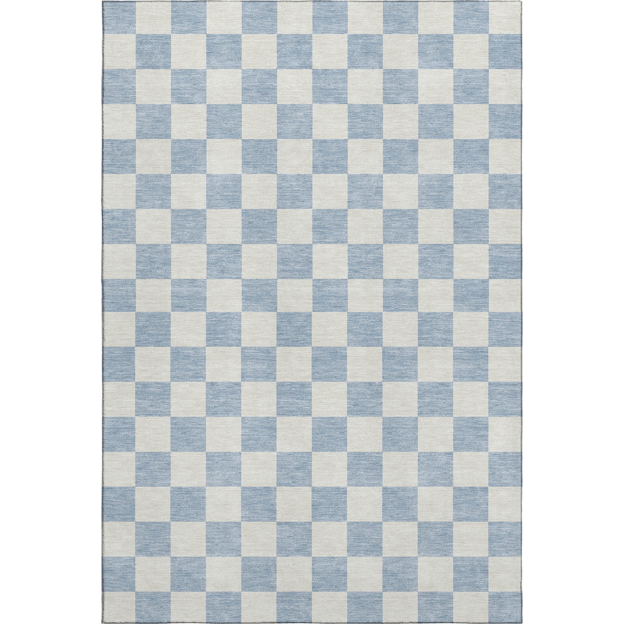 Luxury Washable Indoor/Outdoor Geometric TR7 Sky Blue Rug 2'6" x 3'10" #shape_Rectangle