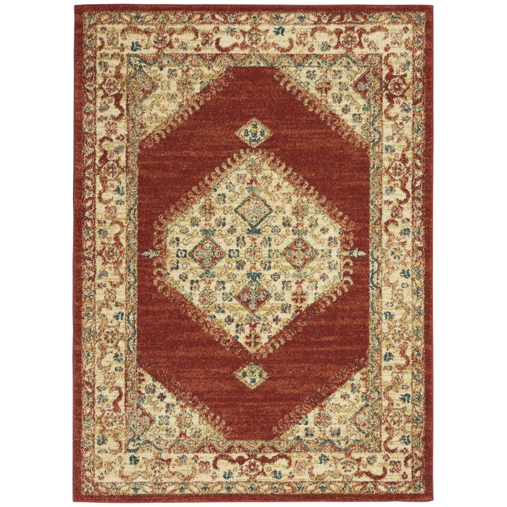 Traditional Vintage TRV03 Red Rugs #color_red