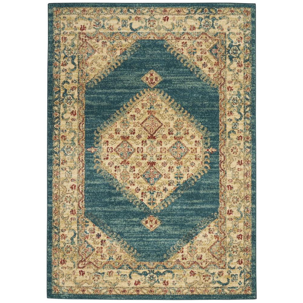 Traditional Vintage TRV03 Teal/Blue Rugs #color_teal/blue