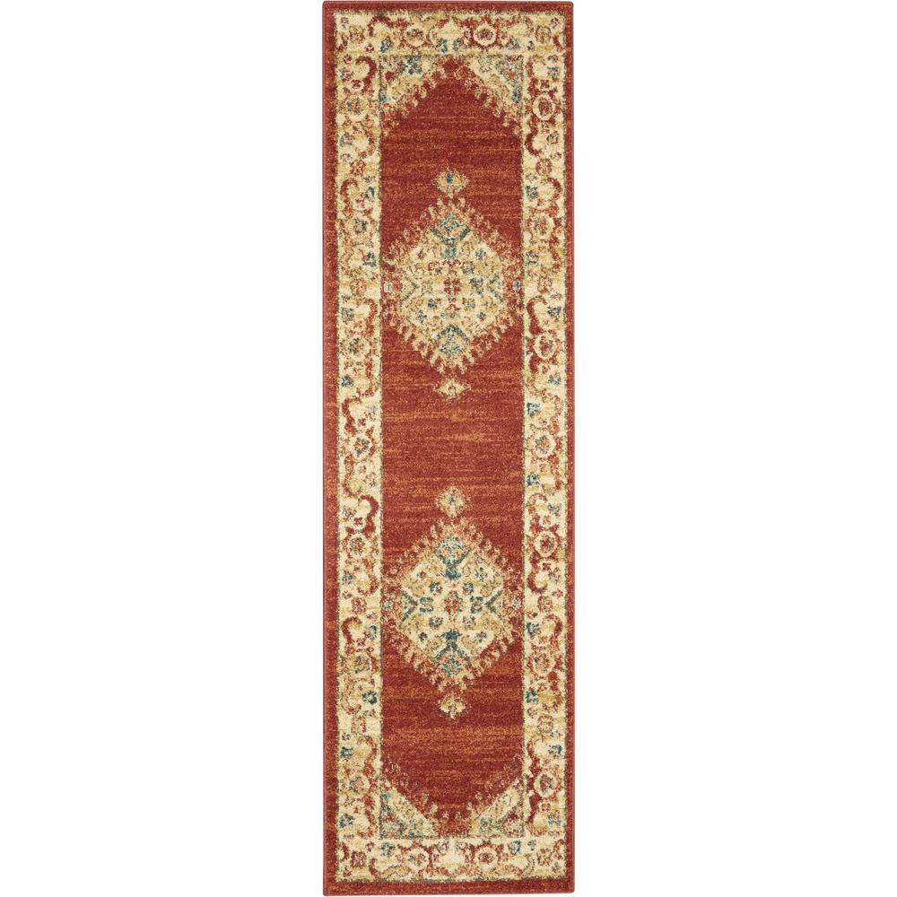 Traditional Vintage TRV03 Red Rugs #color_red