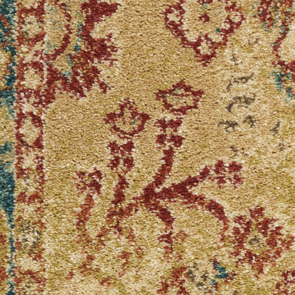 Traditional Vintage TRV04 Ivory/Teal Rugs #color_ivory/teal