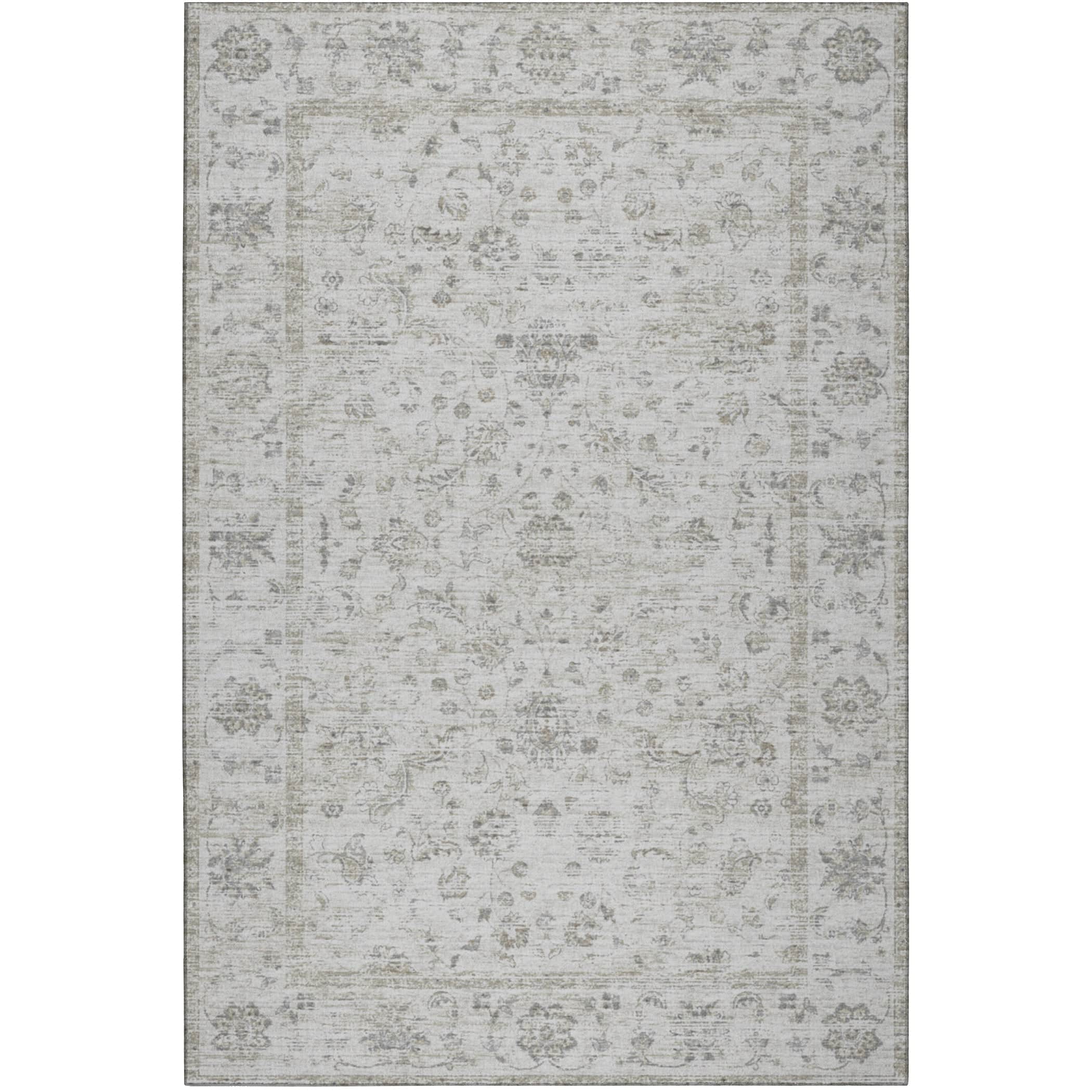 Indoor/Outdoor Traditional TU3 Ivory Rug 3' x 5' #shape_Rectangle