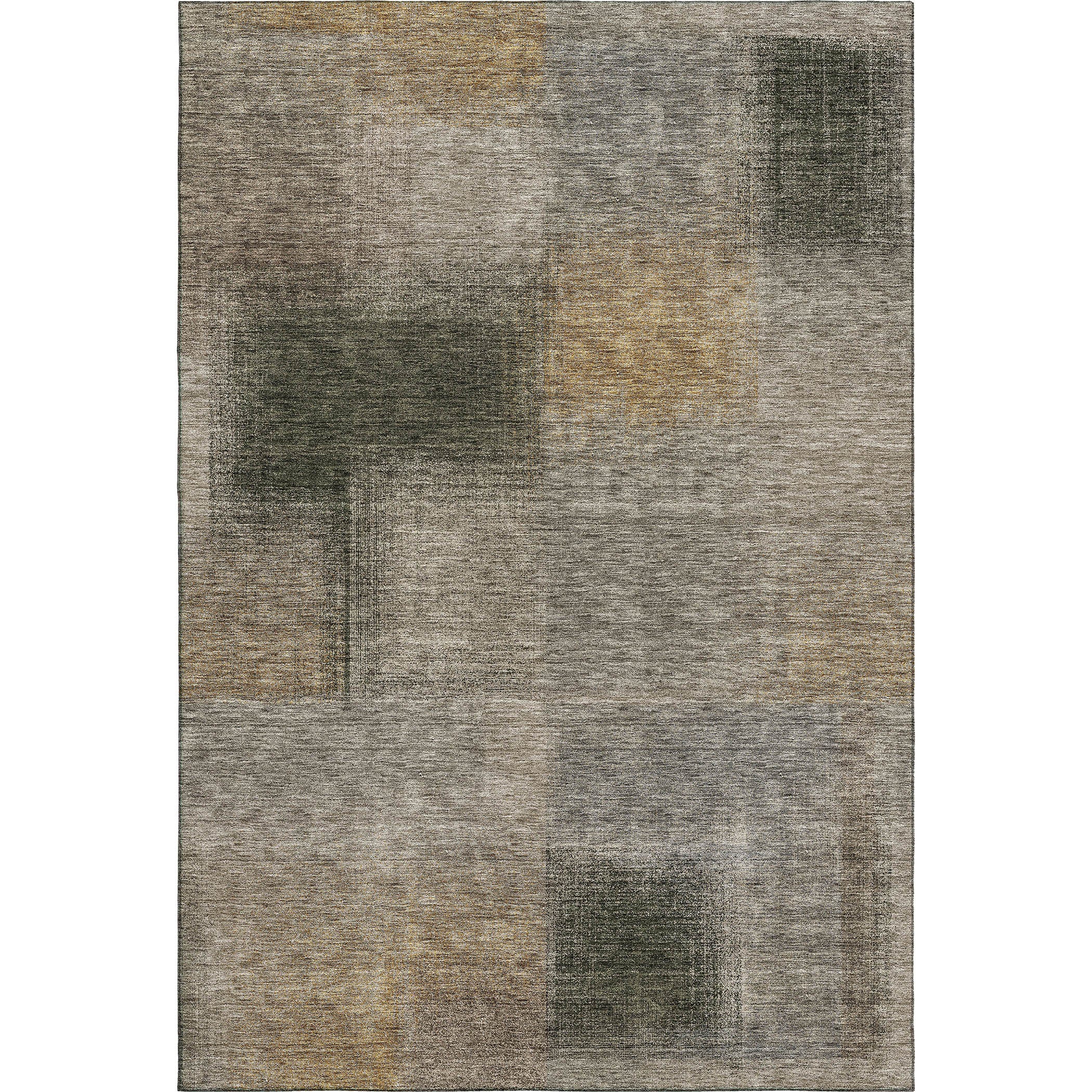 Luxury Washable Indoor/Outdoor Transitional TV10 Mocha Brown Rug 2'6" x 3'10" #shape_Rectangle