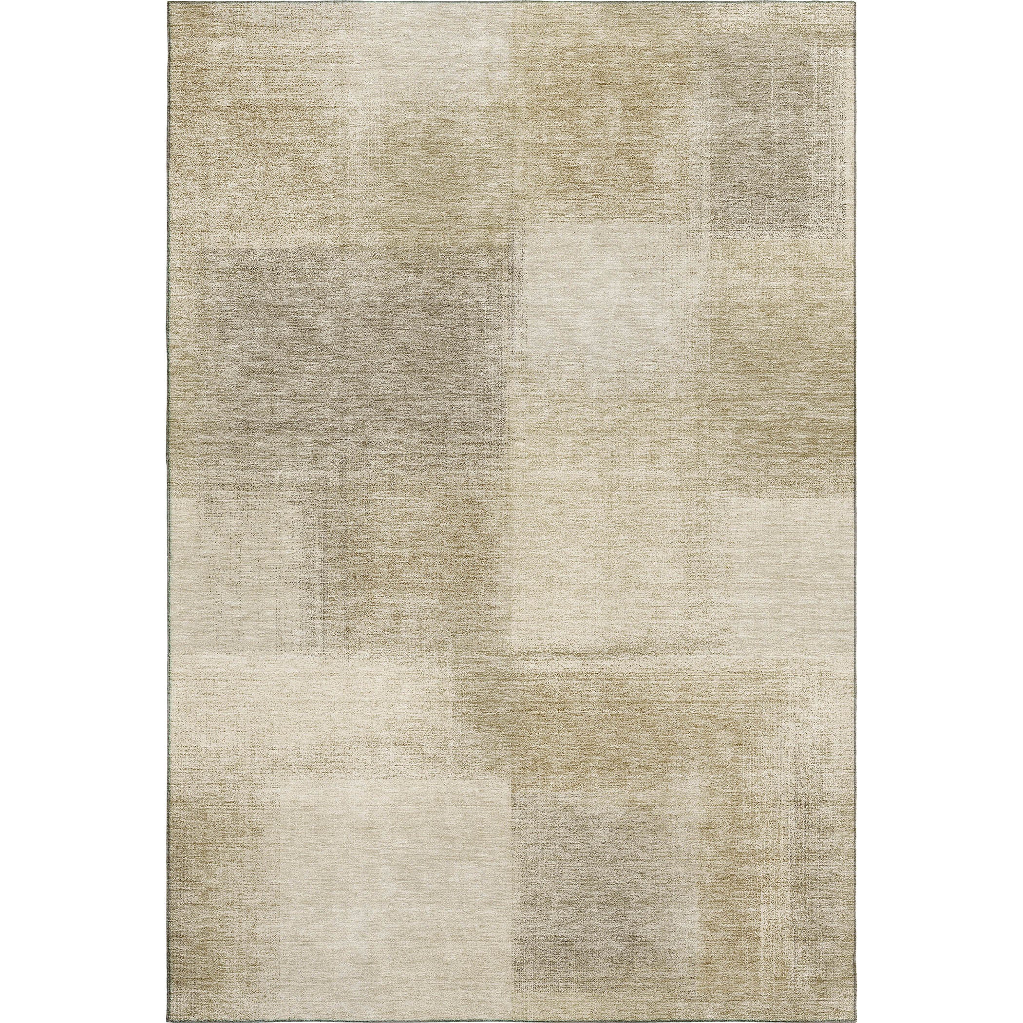 Luxury Washable Indoor/Outdoor Transitional TV10 Taupe Brown Rug 2'6" x 3'10" #shape_Rectangle