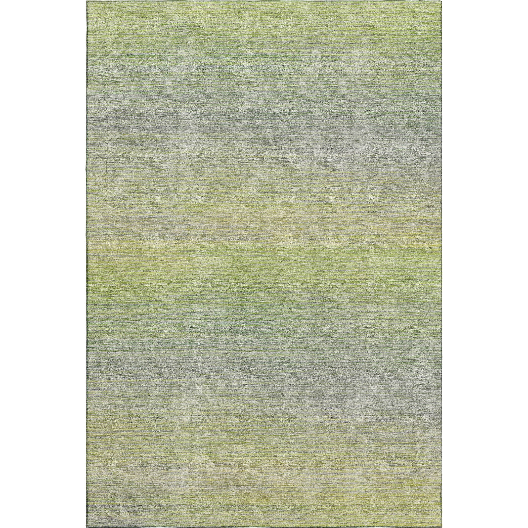 Luxury Washable Indoor/Outdoor Transitional TV11 Aloe Green Rug 2'6" x 3'10" #shape_Rectangle