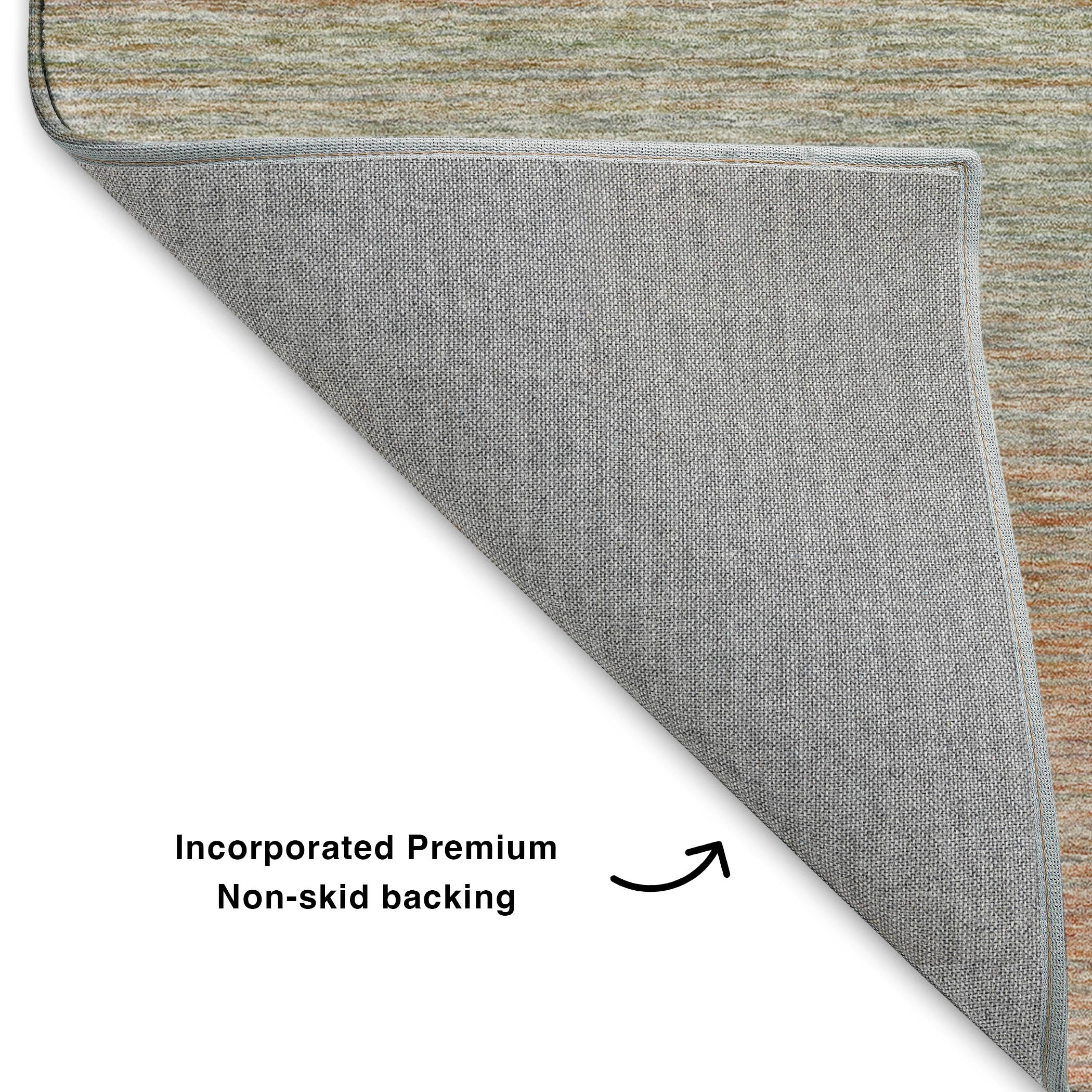 Luxury Washable Indoor/Outdoor Transitional TV11 Coral Orange Rug 1'8" x 2'6" #shape_Rectangle