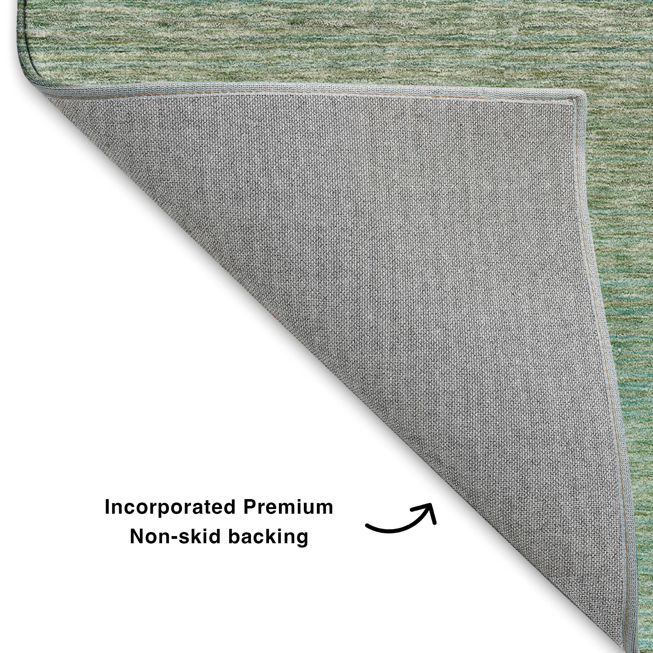 Luxury Washable Indoor/Outdoor Transitional TV11 Teal Rug 1'8" x 2'6" #shape_Rectangle