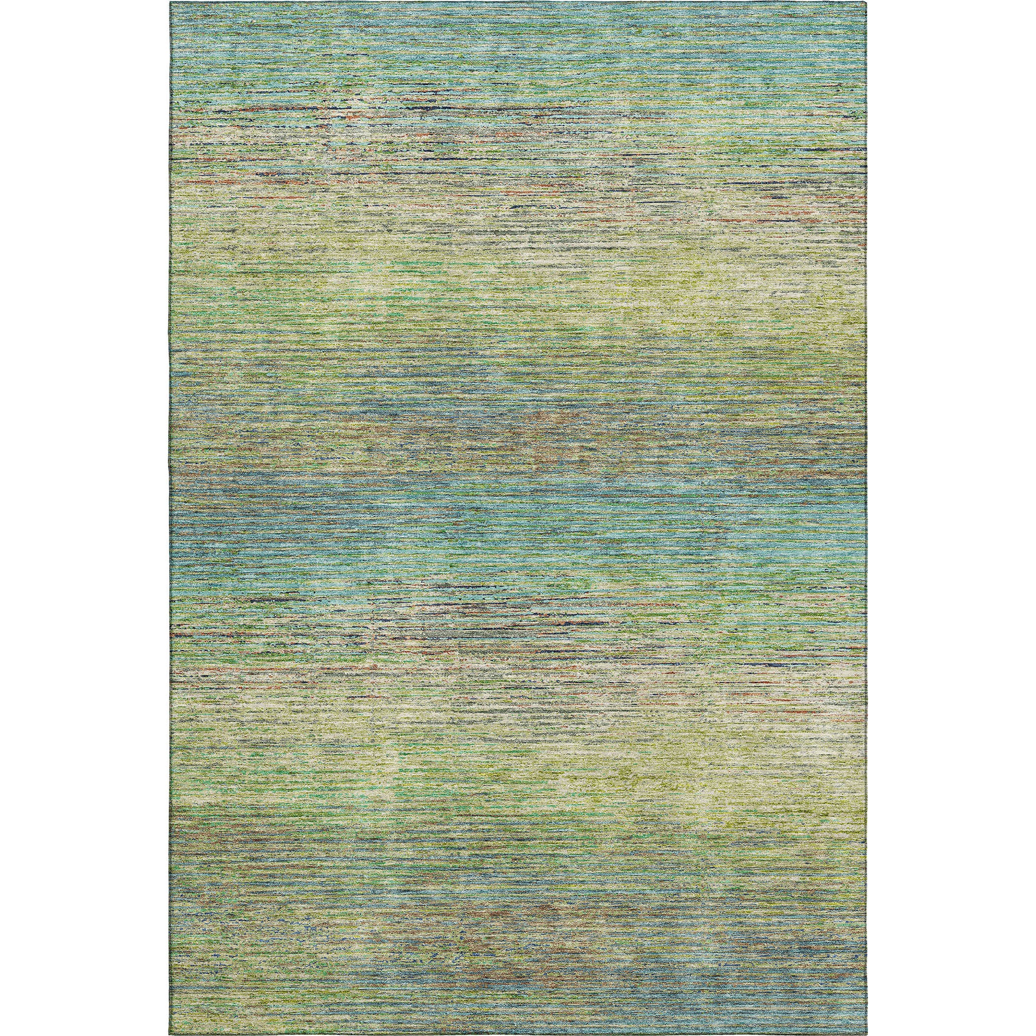 Luxury Washable Indoor/Outdoor Transitional TV1 Aloe Green Rug 2'6" x 3'10" #shape_Rectangle