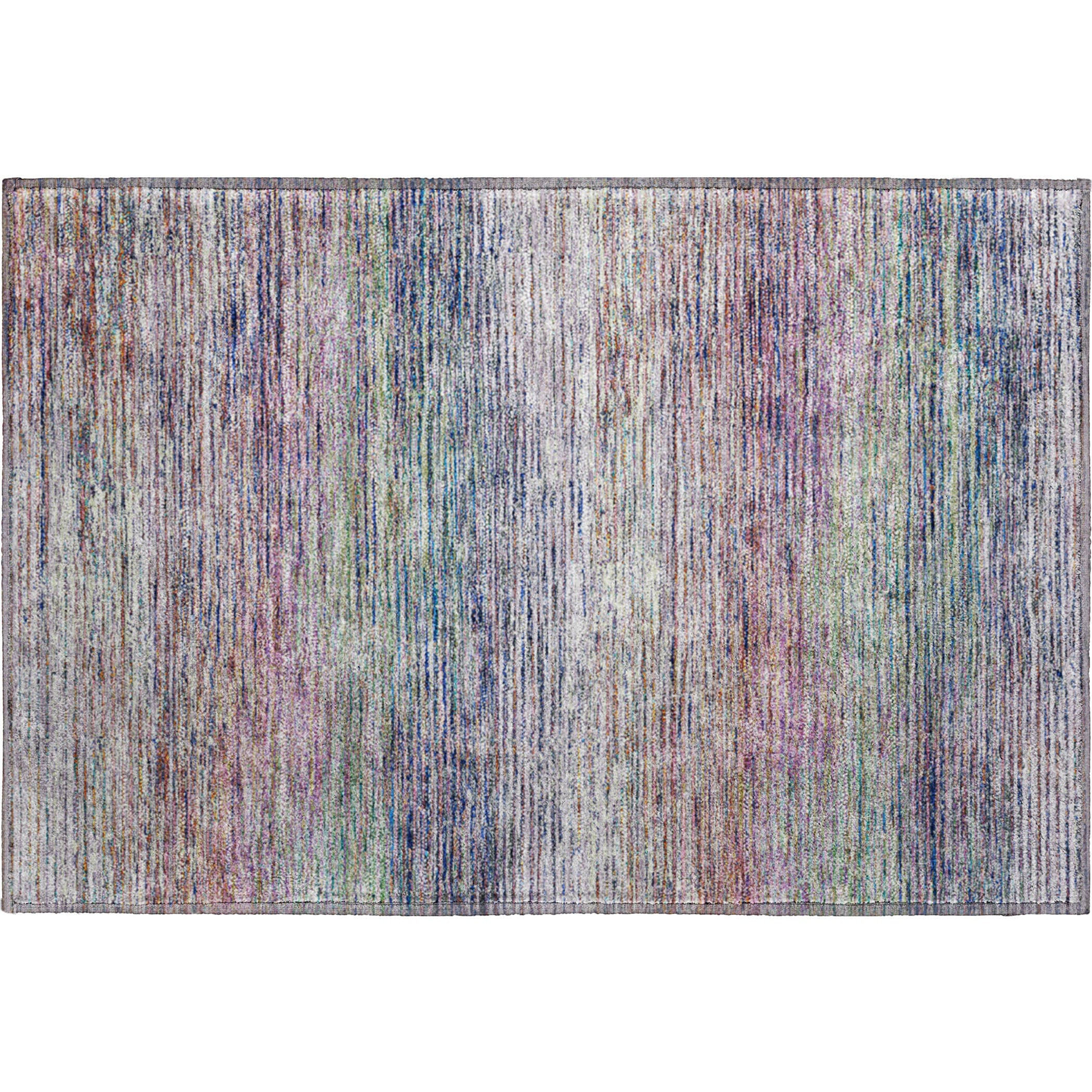 Luxury Washable Indoor/Outdoor Transitional TV1 Blush Pink Rug 1'8" x 2'6" #shape_Rectangle