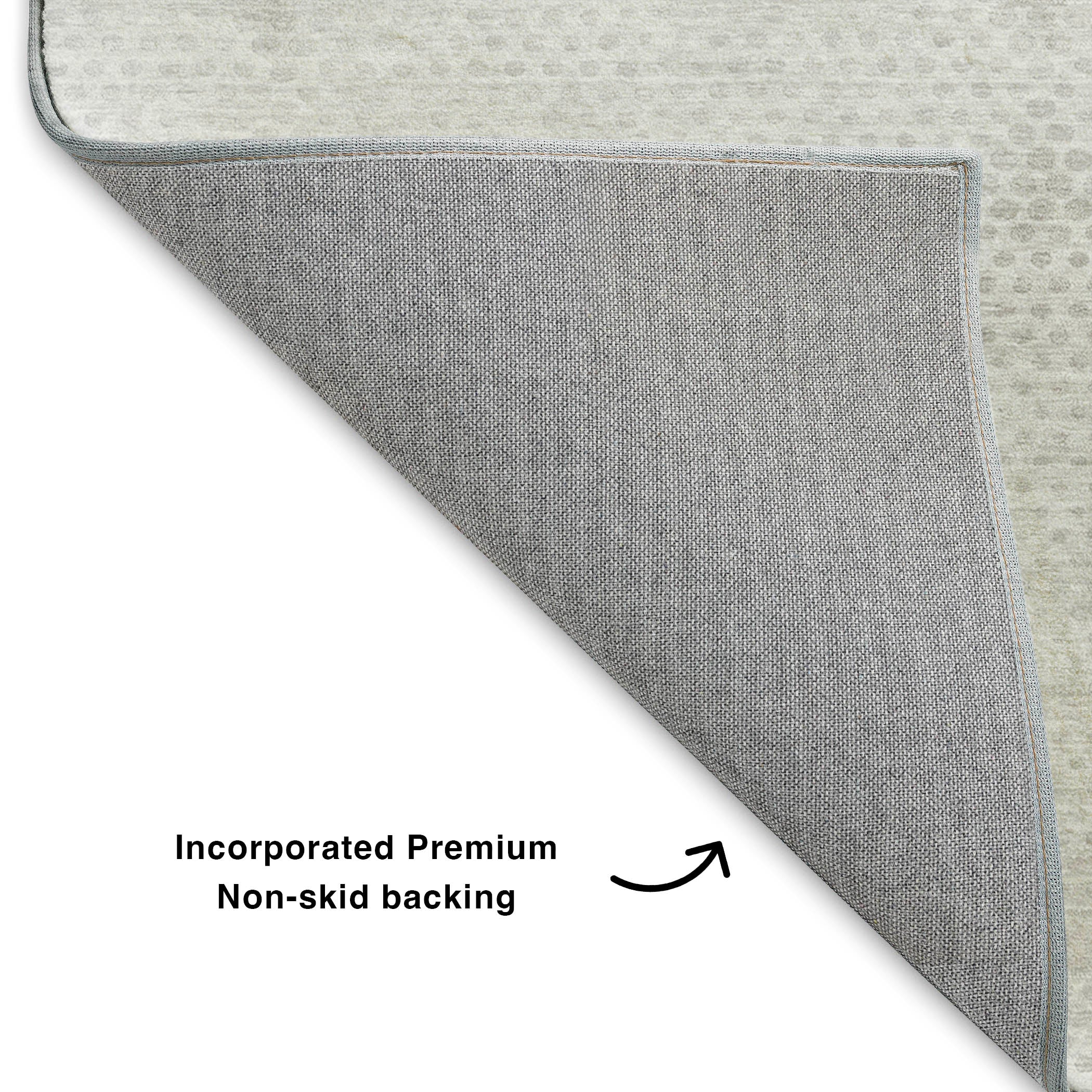 Luxury Washable Indoor/Outdoor Transitional TV4 Ivory Rug 1'8" x 2'6" #shape_Rectangle