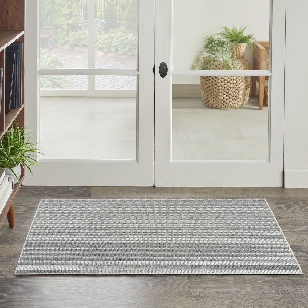 Textured Home TXH01 Ivory Grey Rug #color_ivory grey