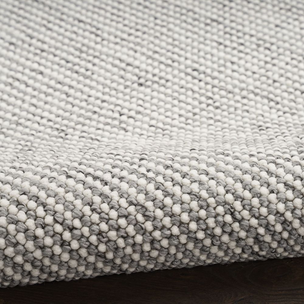 Textured Home TXH01 Ivory Grey Rug #color_ivory grey