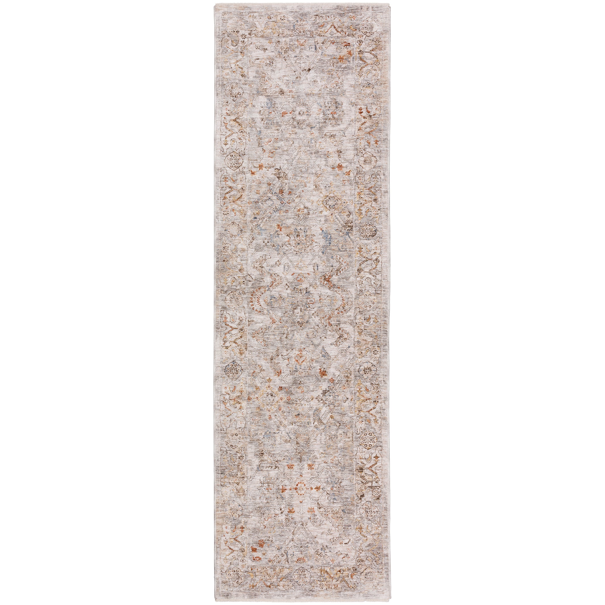 Traditional VI3 Linen Ivory Rug 2'3" x 7'10" #shape_Runner