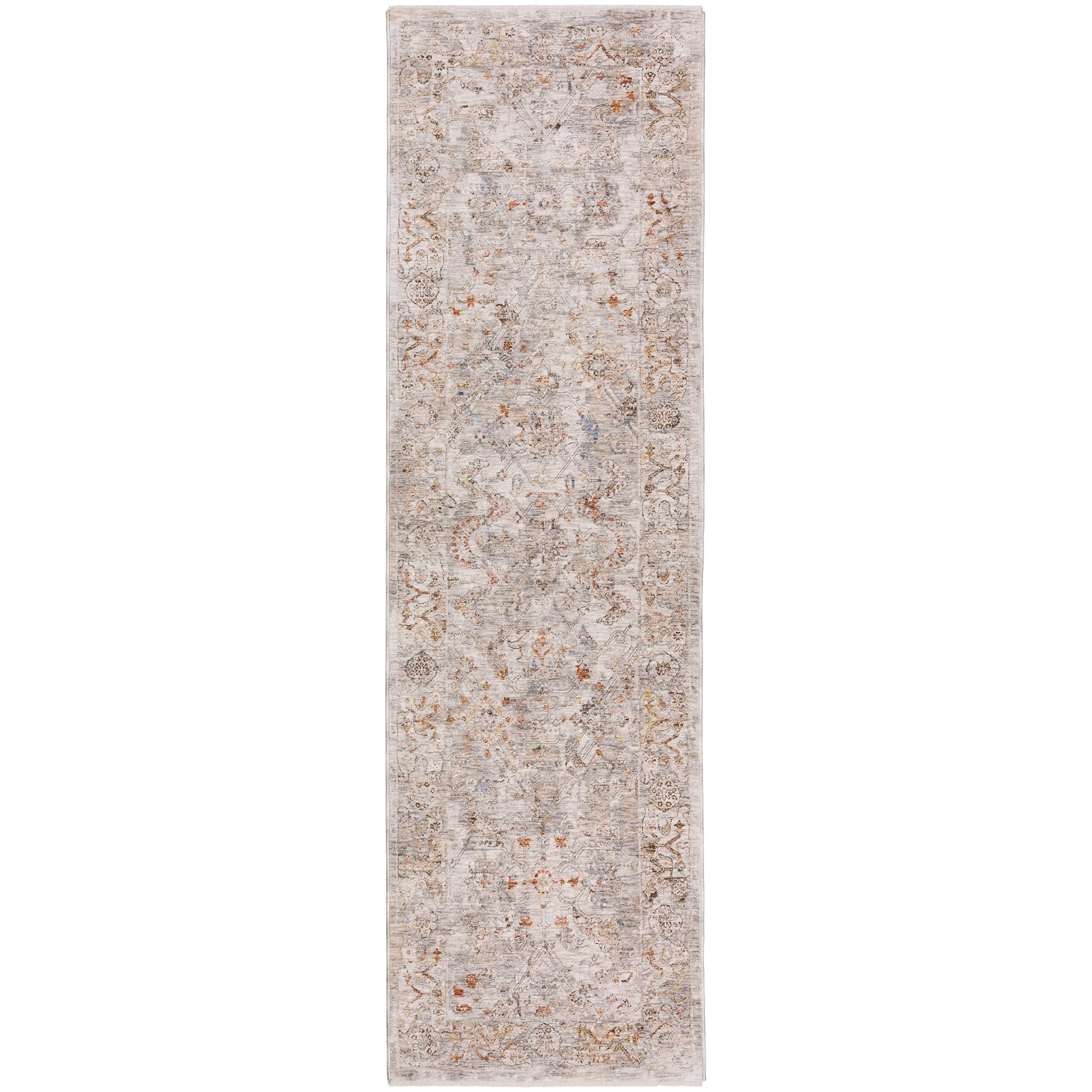 Traditional VI3 Linen Ivory Rug 2'3" x 7'10" #shape_Runner