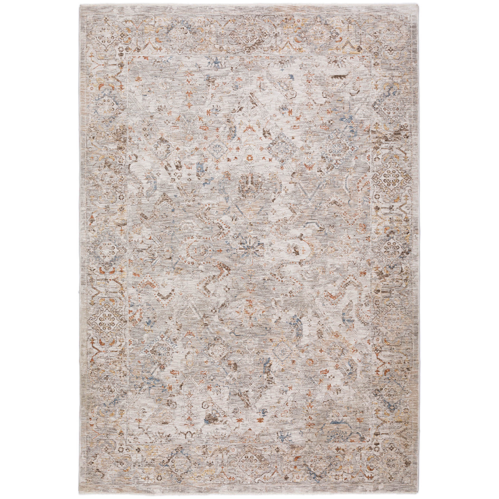 Traditional VI3 Linen Ivory Rug 3' x 5' #shape_Rectangle