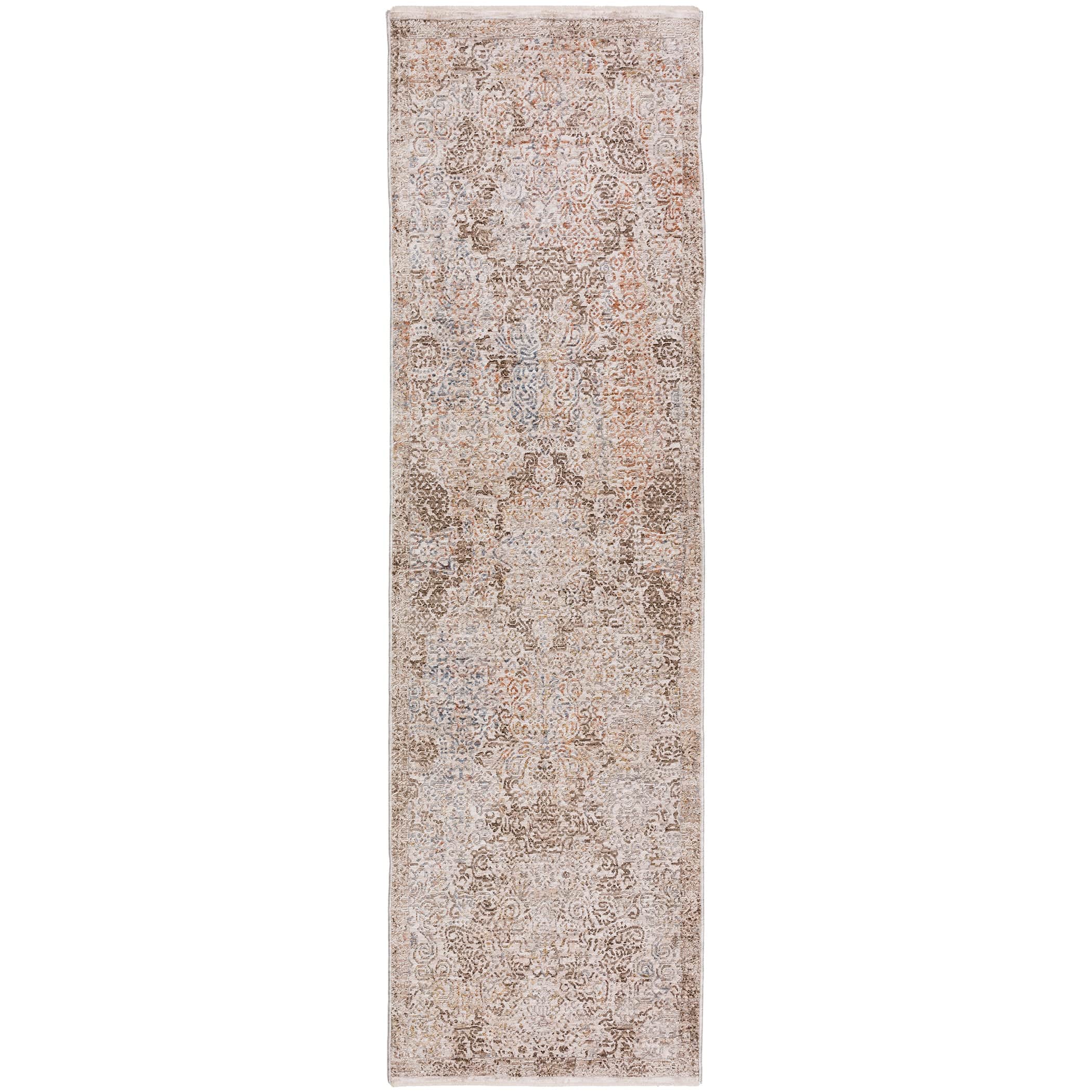 Traditional VI5 Ivory Rug 2'3" x 7'10" #shape_Runner