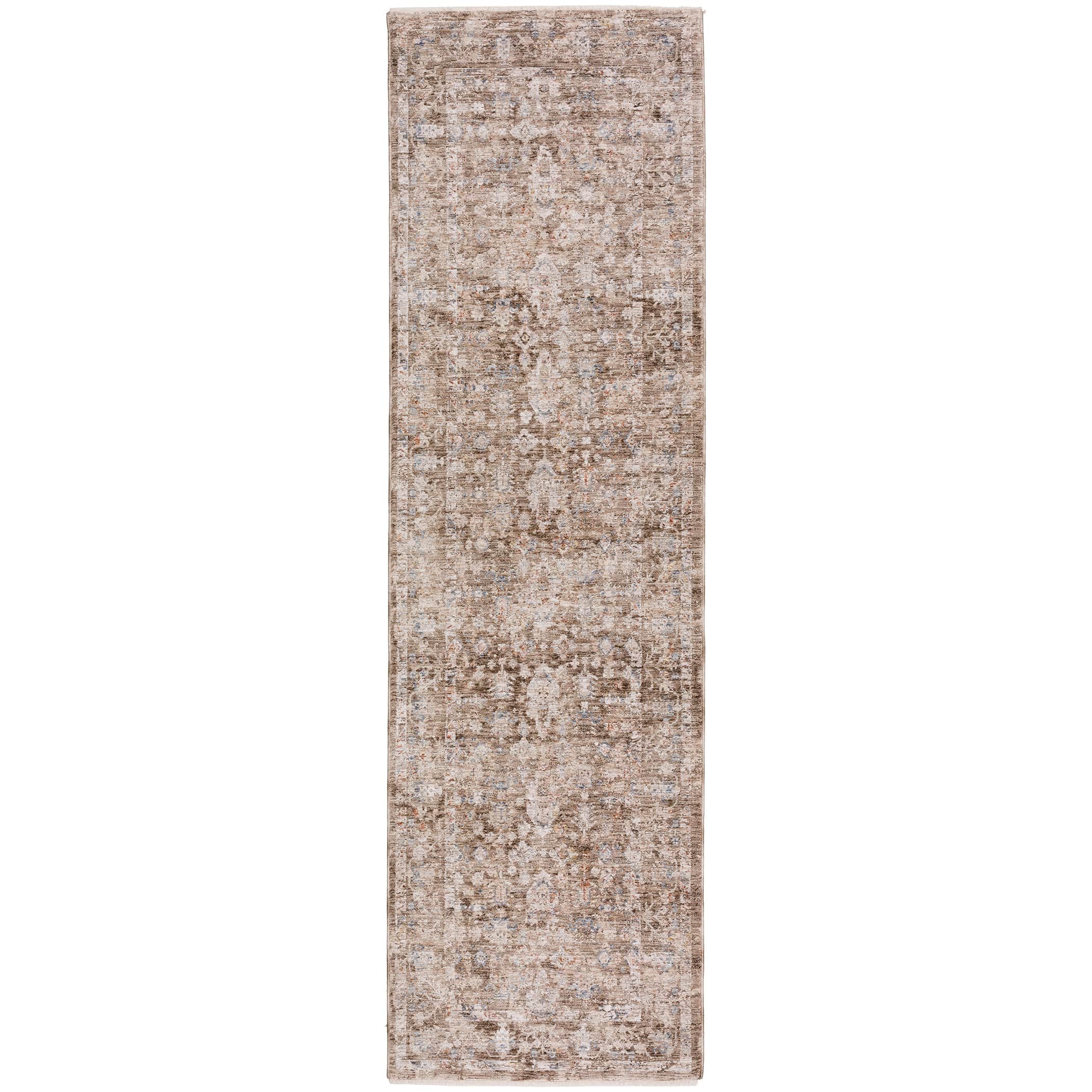 Traditional VI6 Chocolate Brown Rug 2'3" x 7'10" #shape_Runner