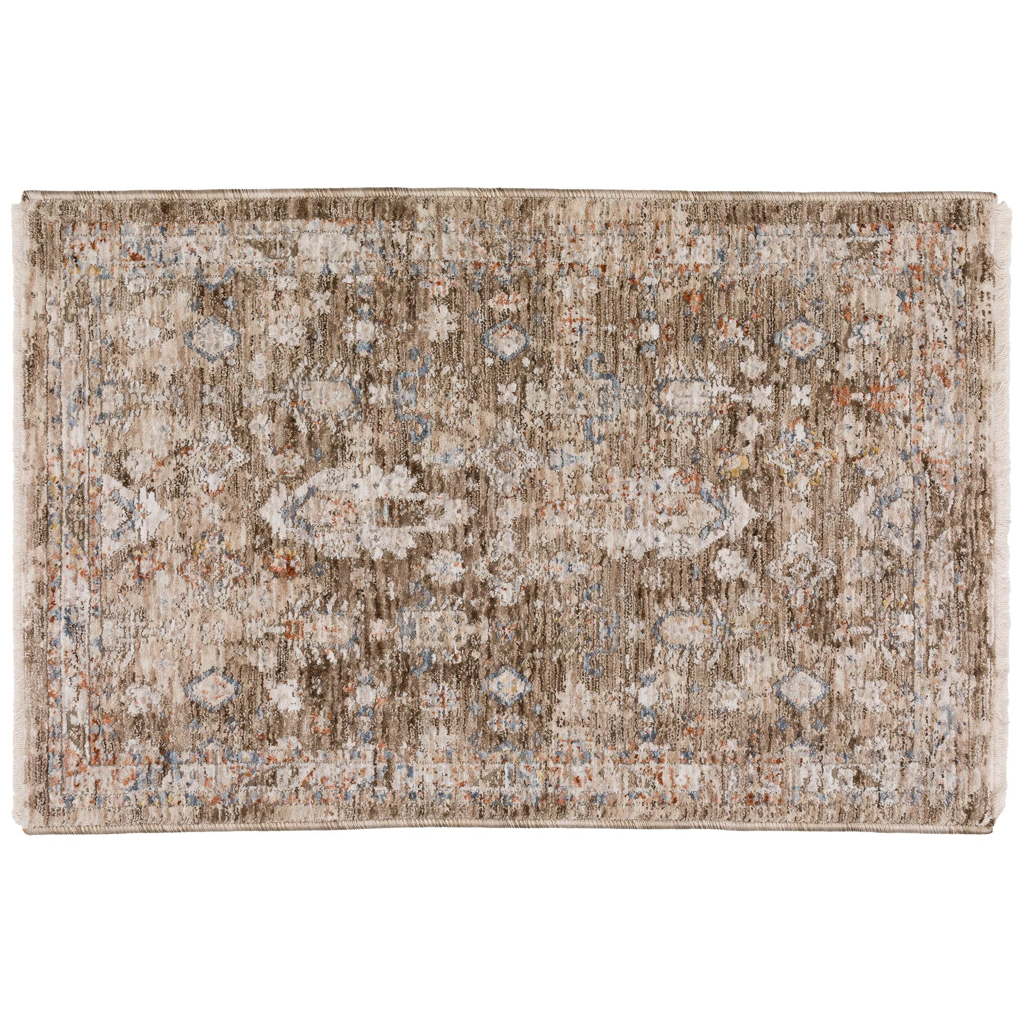 Traditional VI6 Chocolate Brown Rug 1'8" x 2'6" #shape_Rectangle