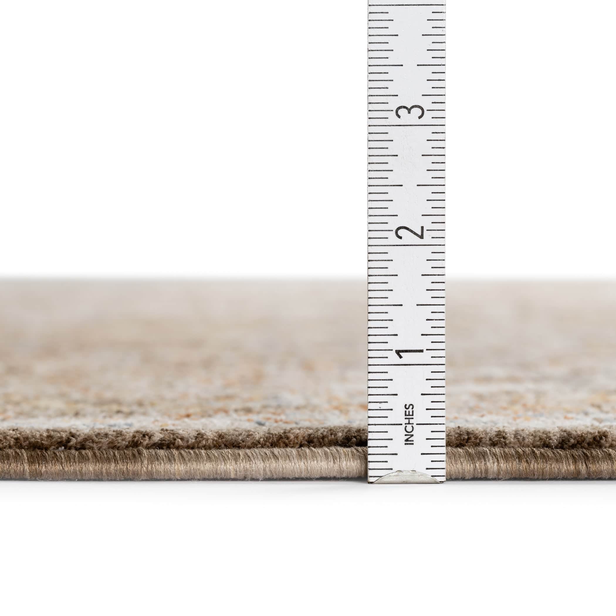 Traditional VI7 Chocolate Brown Rug 1'8" x 2'6" #shape_Rectangle