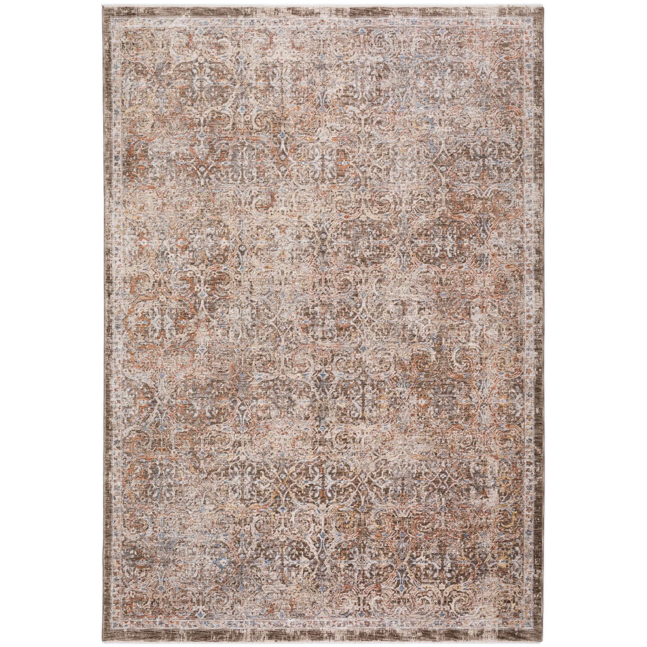 Traditional VI7 Chocolate Brown Rug 3' x 5' #shape_Rectangle
