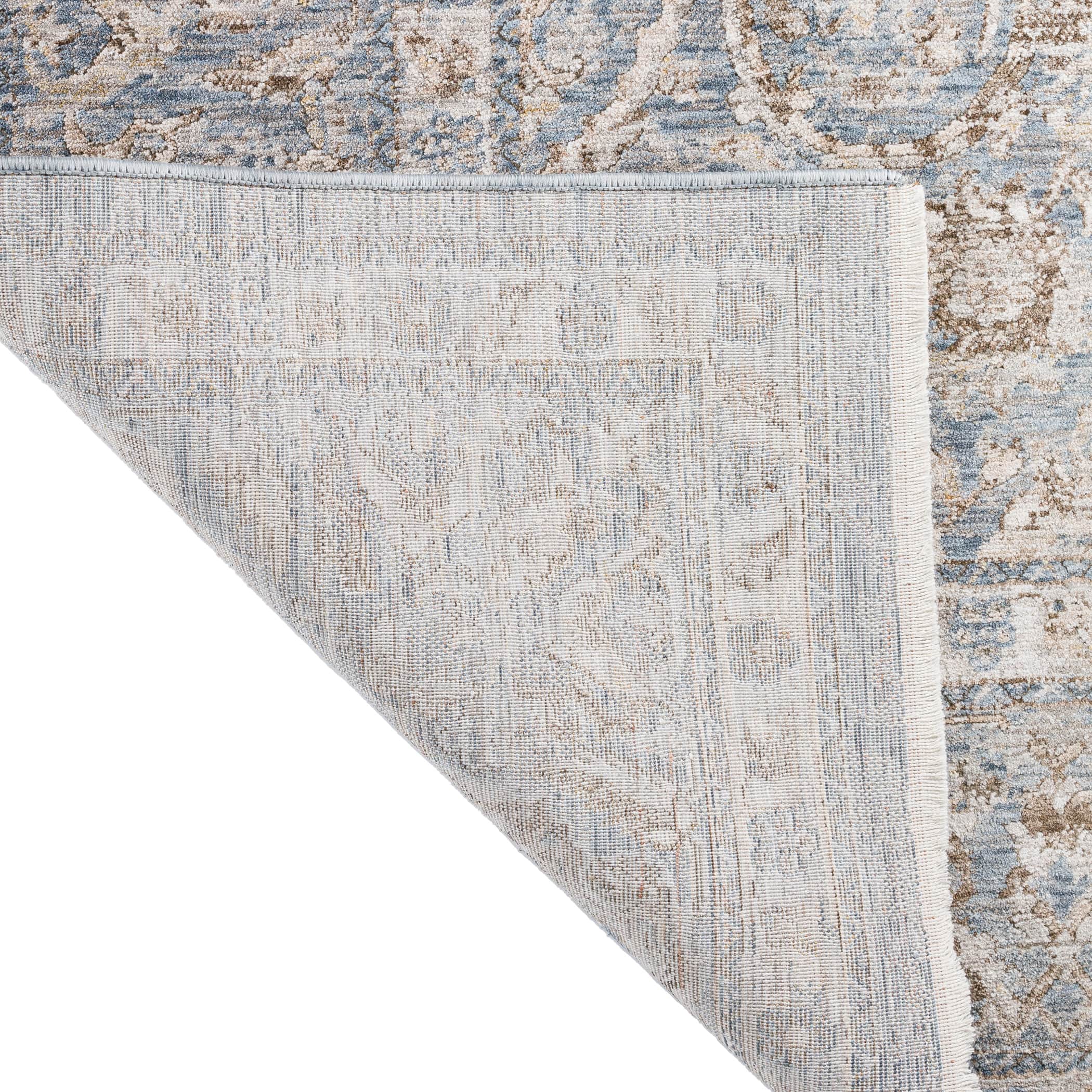 Traditional VI8 Denim Blue Rug 1'8" x 2'6" #shape_Rectangle