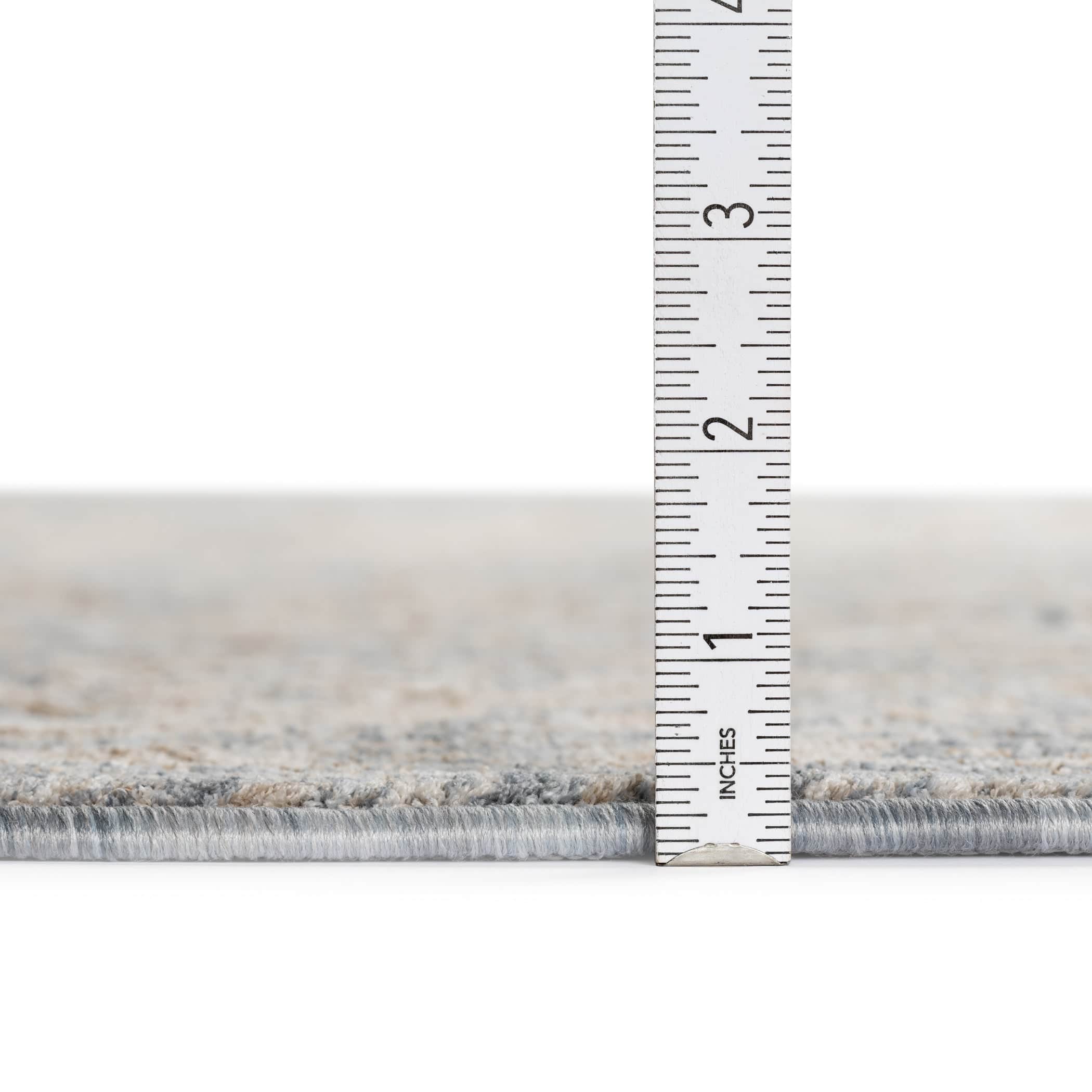 Traditional VI8 Denim Blue Rug 1'8" x 2'6" #shape_Rectangle