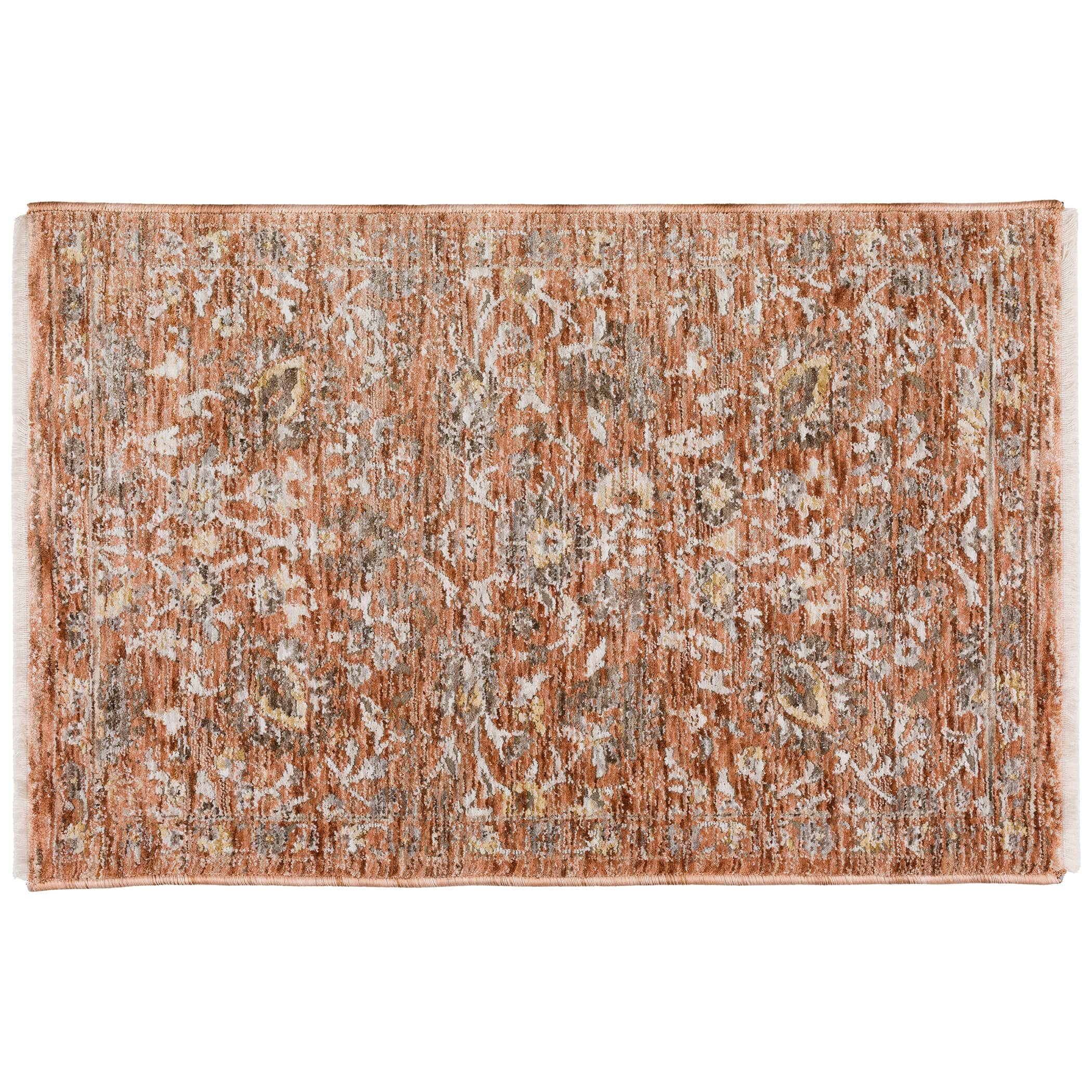 Traditional VI9 Paprika Orange Rug 1'8" x 2'6" #shape_Rectangle