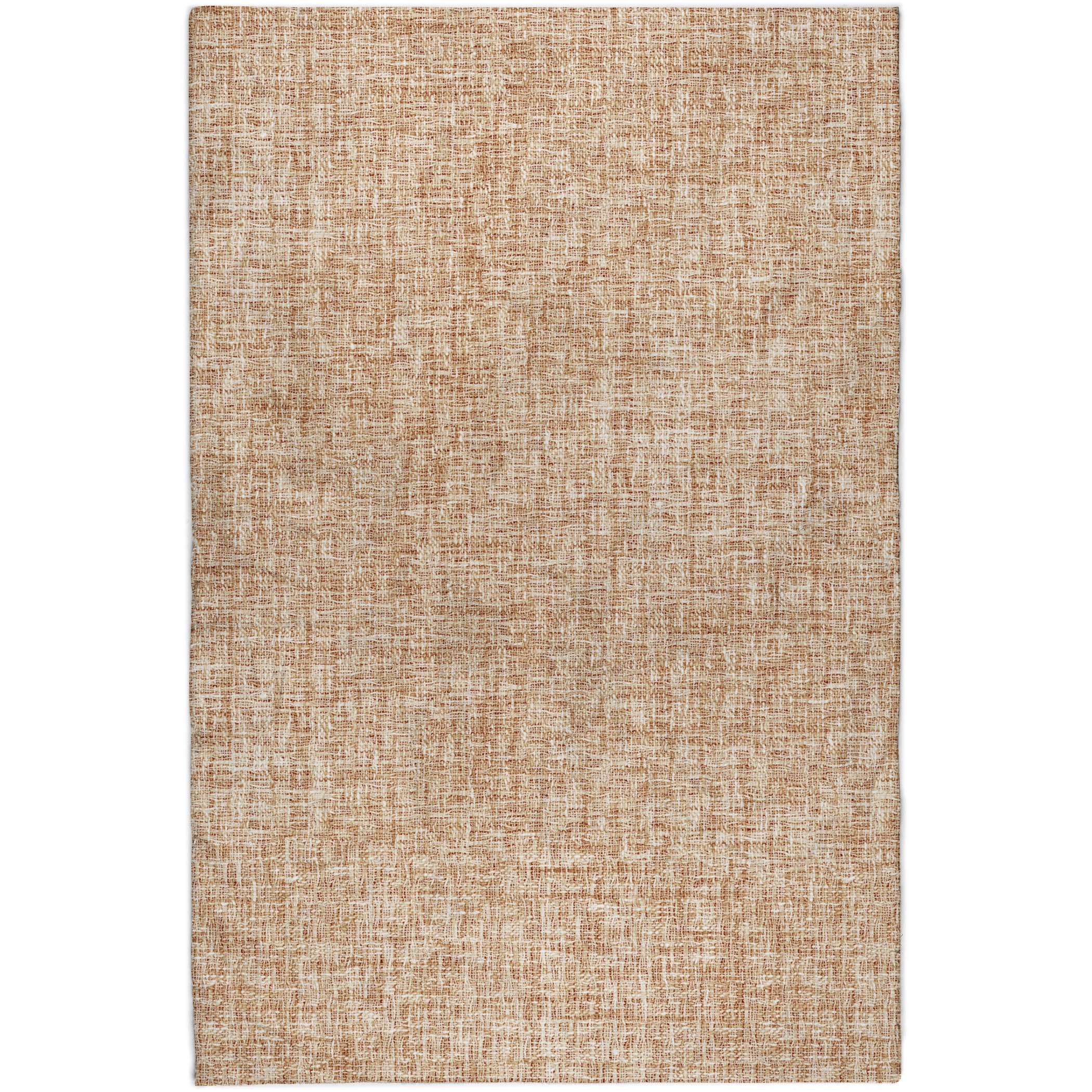 Luxury Washable Transitional VY1 Copper Orange Rug 2'6" x 3'10" #shape_Rectangle