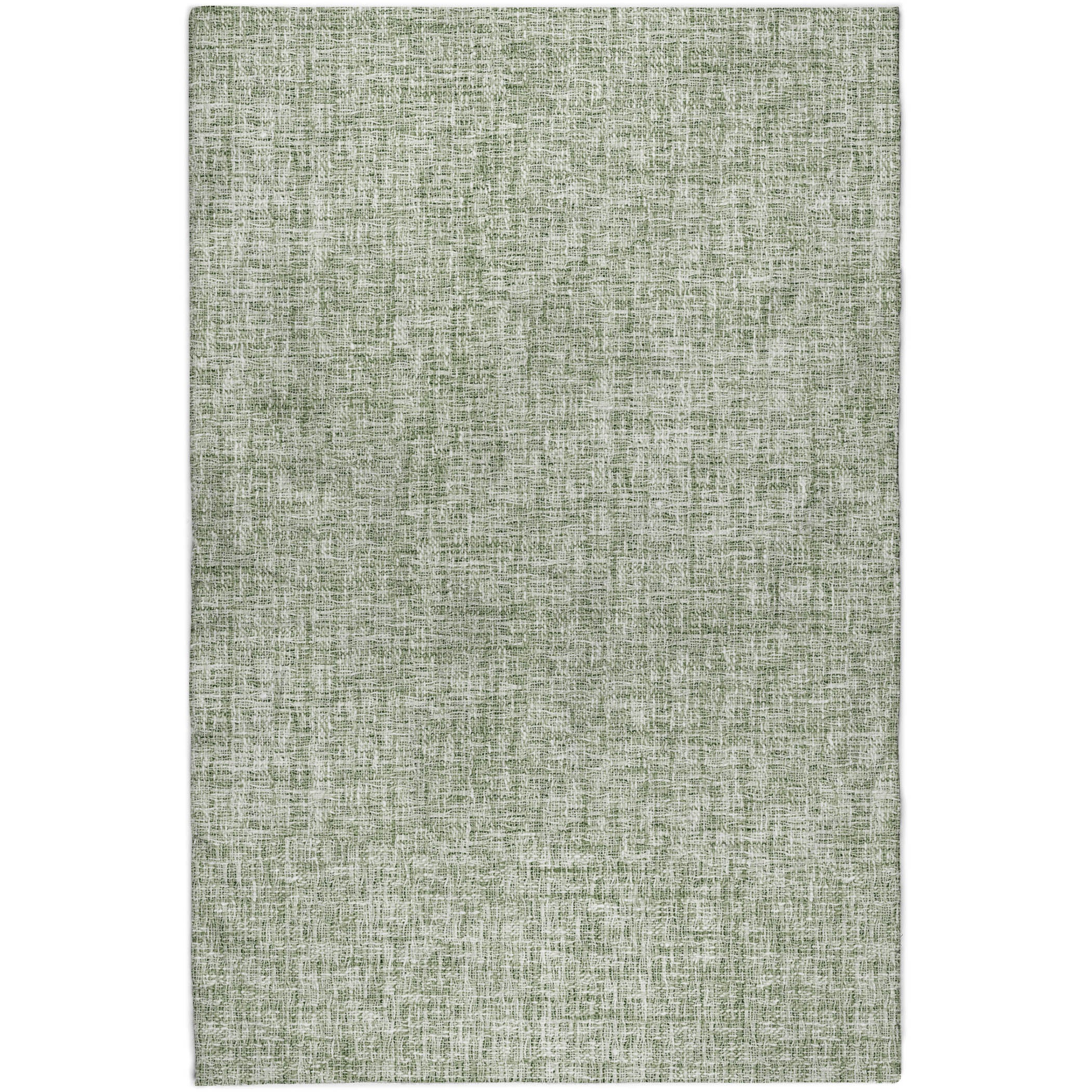 Luxury Washable Transitional VY1 Fern Green Rug 2'6" x 3'10" #shape_Rectangle