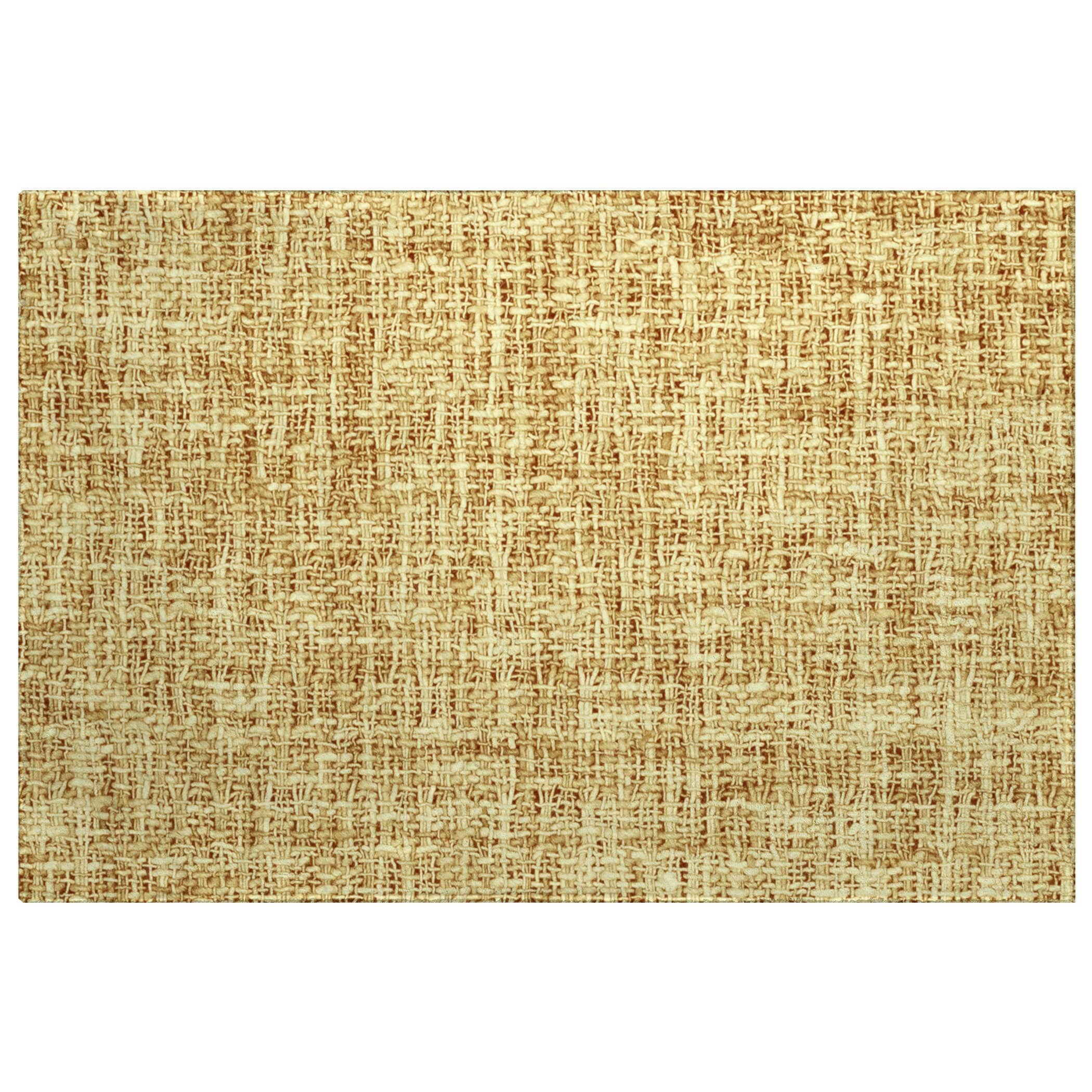 Luxury Washable Transitional VY1 Gold Rug 1'8" x 2'6" #shape_Rectangle