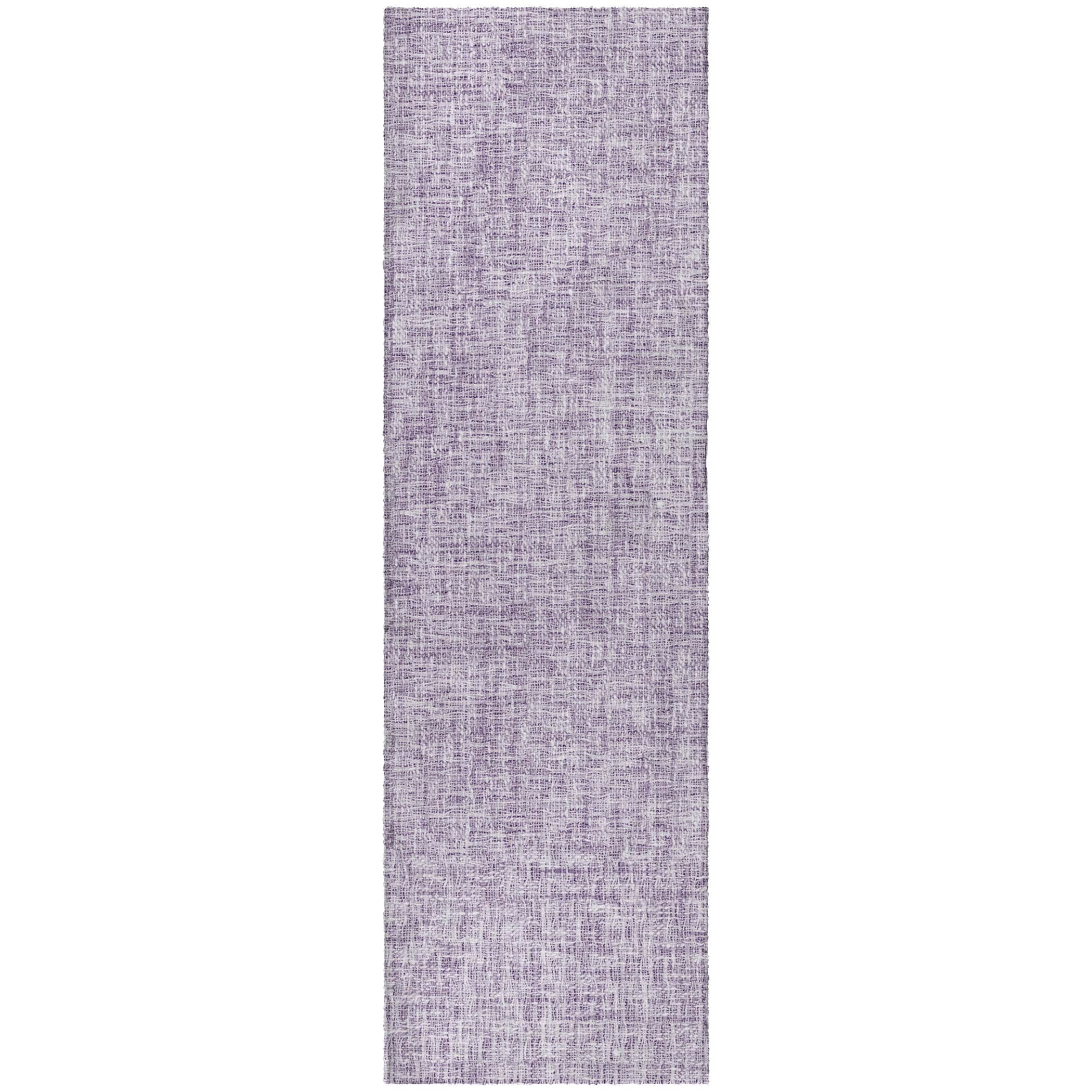 Luxury Washable Transitional VY1 Lavender Purple Rug 2'3" x 7'6" #shape_Runner