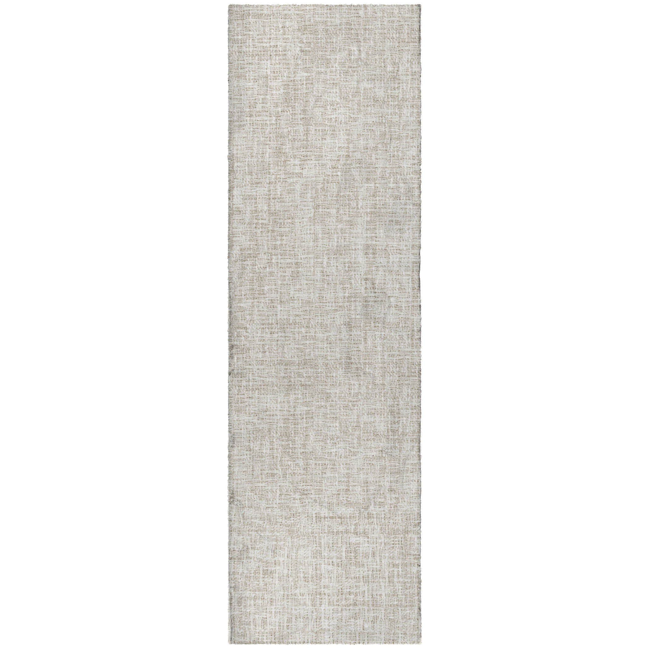 Luxury Washable Transitional VY1 Linen Ivory Rug 2'3" x 7'6" #shape_Runner