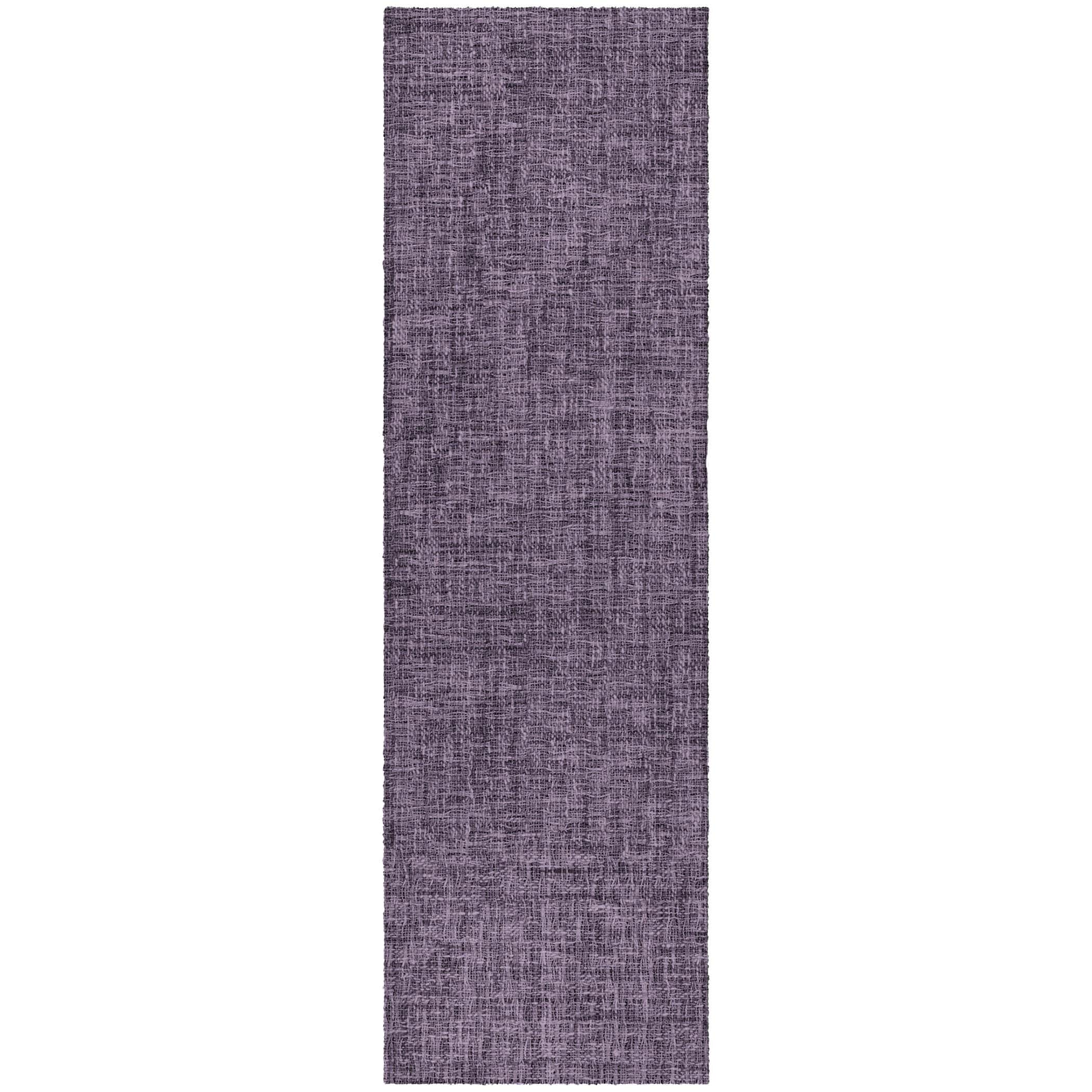 Luxury Washable Transitional VY1 Plum Purple Rug 2'3" x 7'6" #shape_Runner