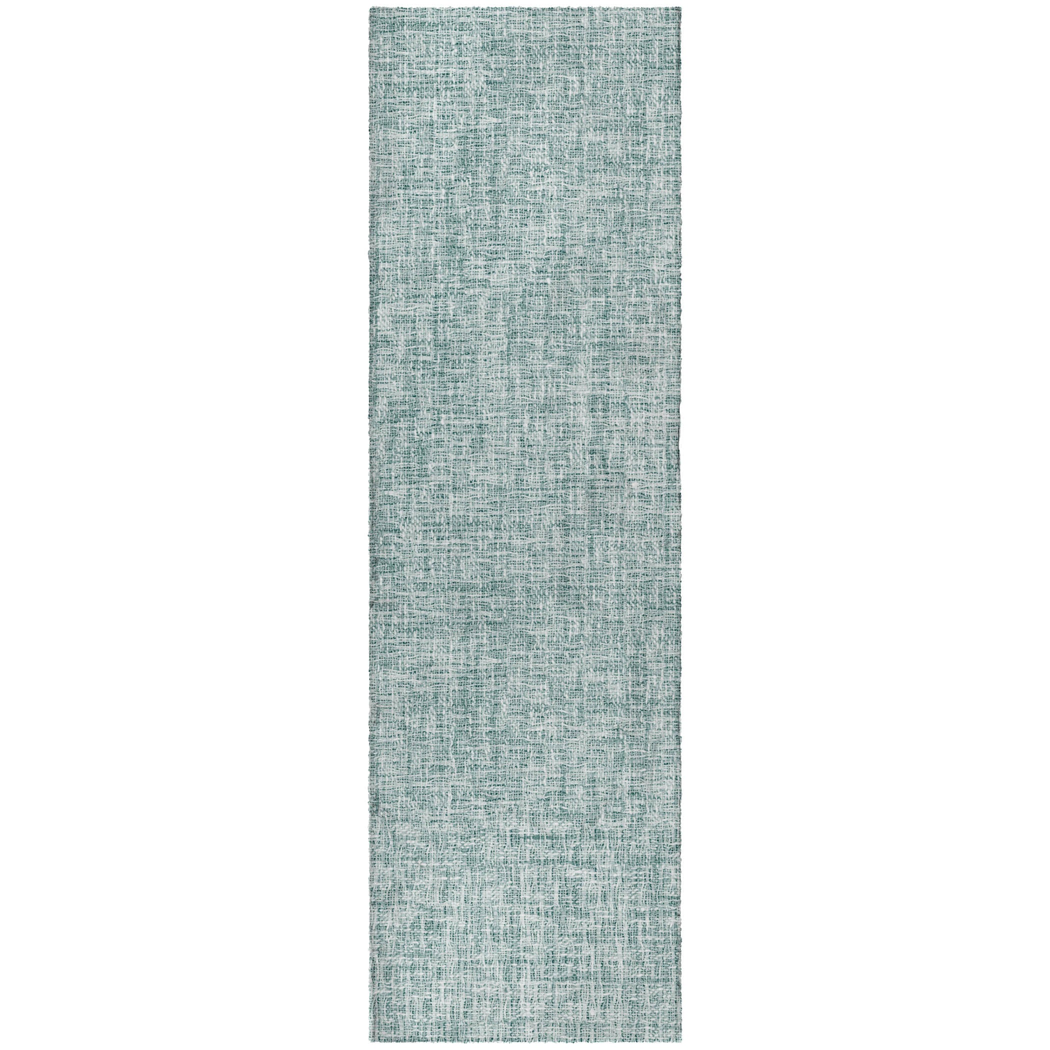Luxury Washable Transitional VY1 Seafoam Blue Rug 2'3" x 7'6" #shape_Runner