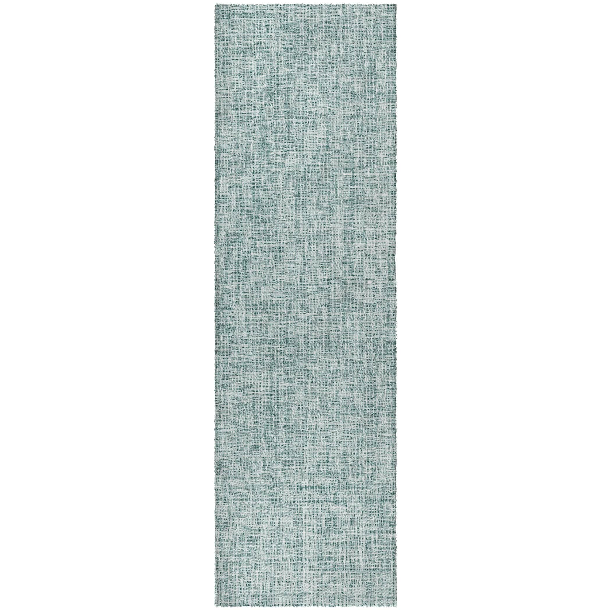 Luxury Washable Transitional VY1 Seafoam Blue Rug 2'3" x 7'6" #shape_Runner