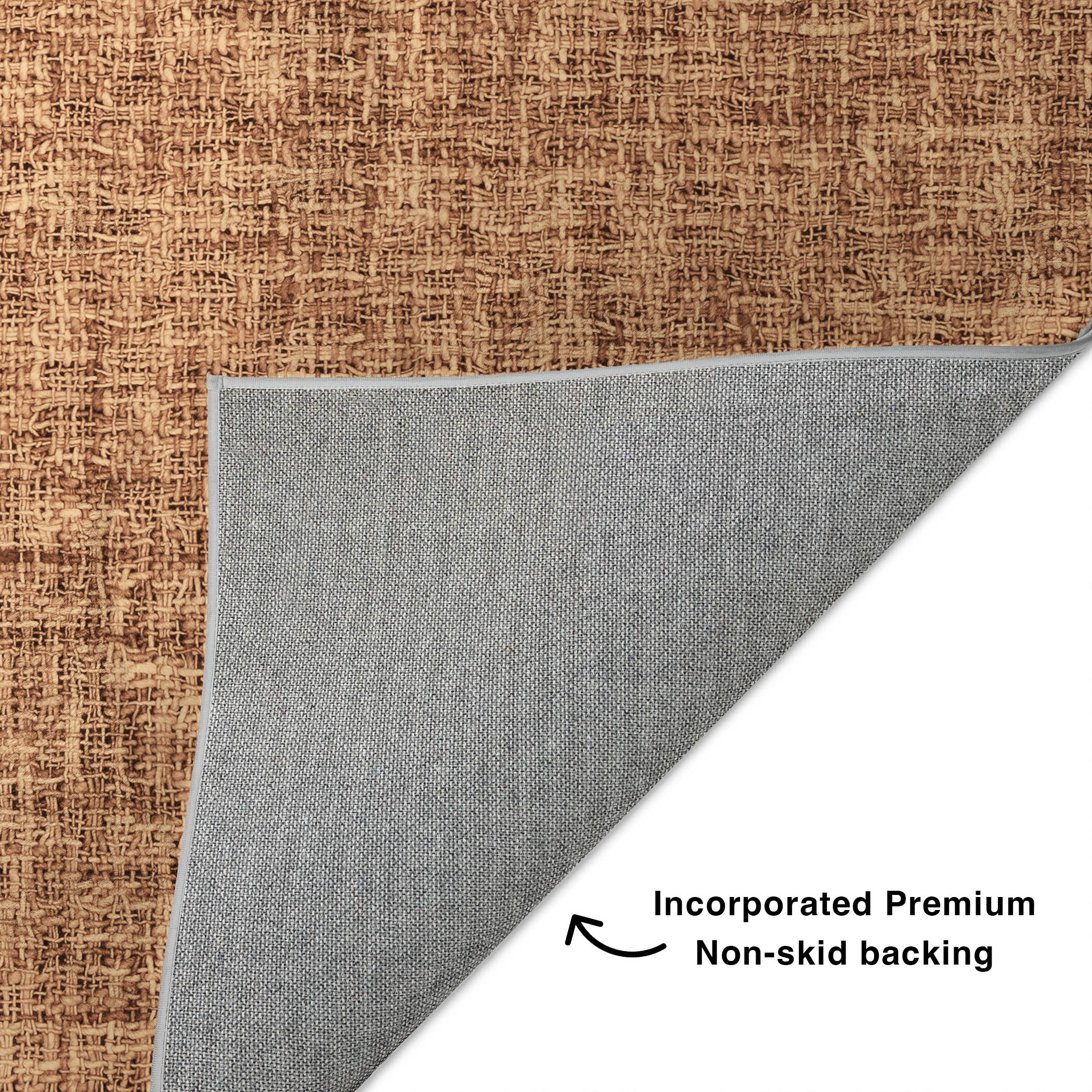 Luxury Washable Transitional VY1 Spice Orange Rug 1'8" x 2'6" #shape_Rectangle