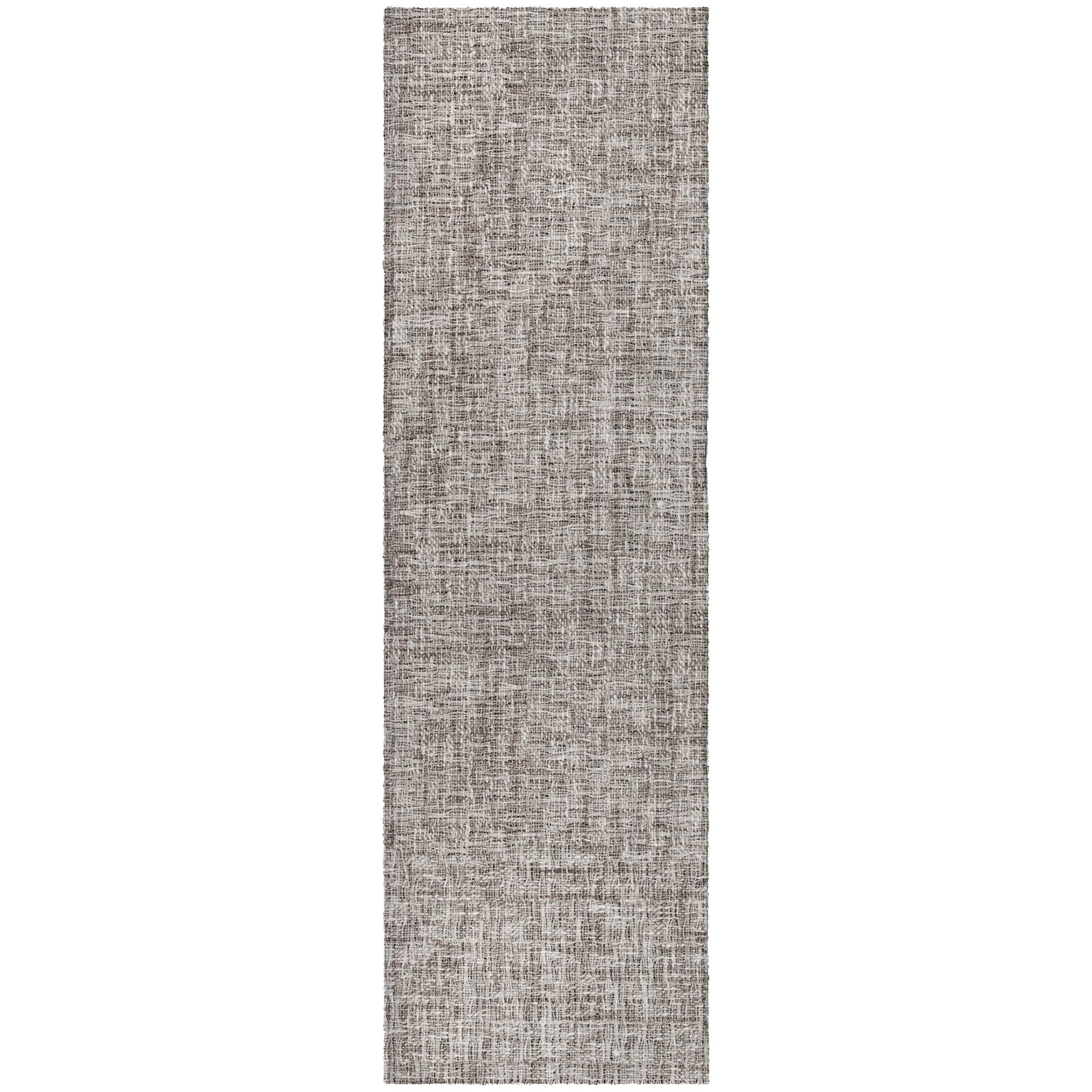 Luxury Washable Transitional VY1 Taupe Brown Rug 2'3" x 7'6" #shape_Runner