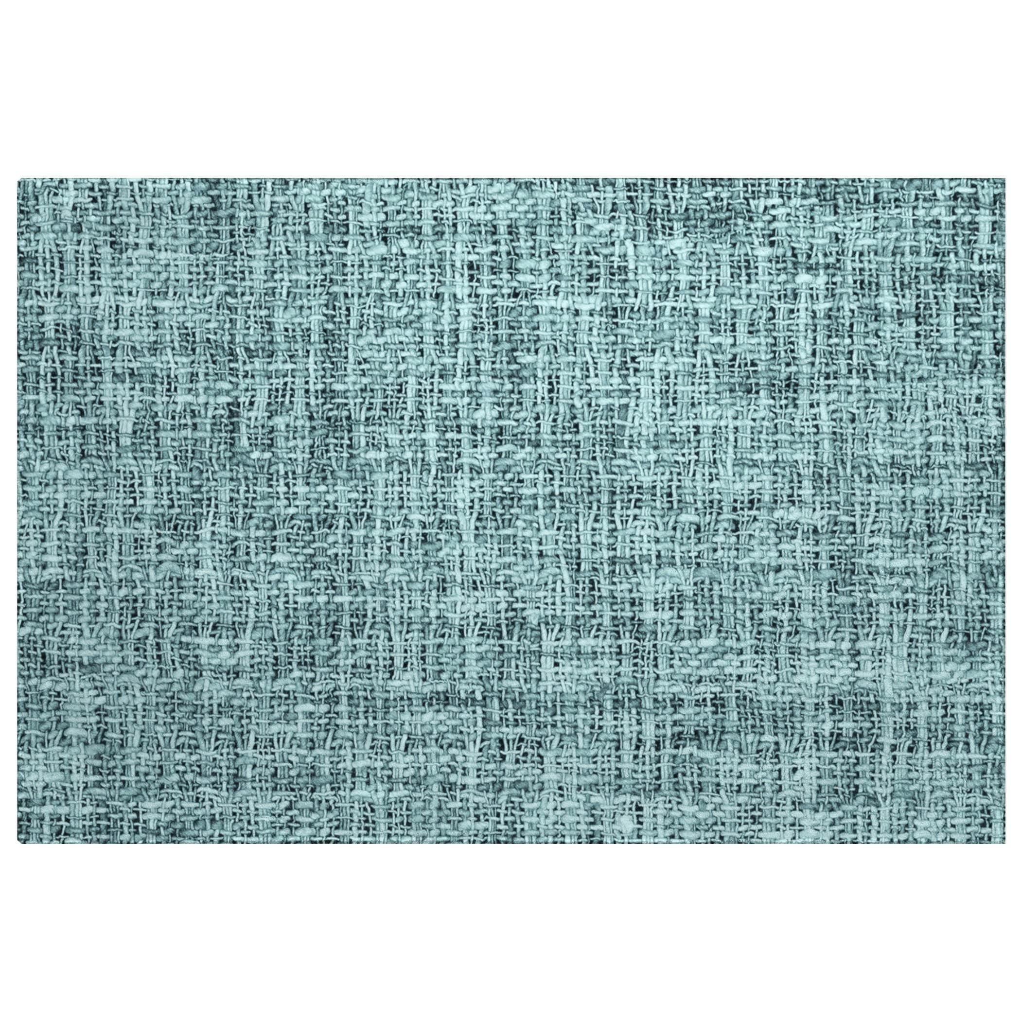 Luxury Washable Transitional VY1 Teal Rug 1'8" x 2'6" #shape_Rectangle