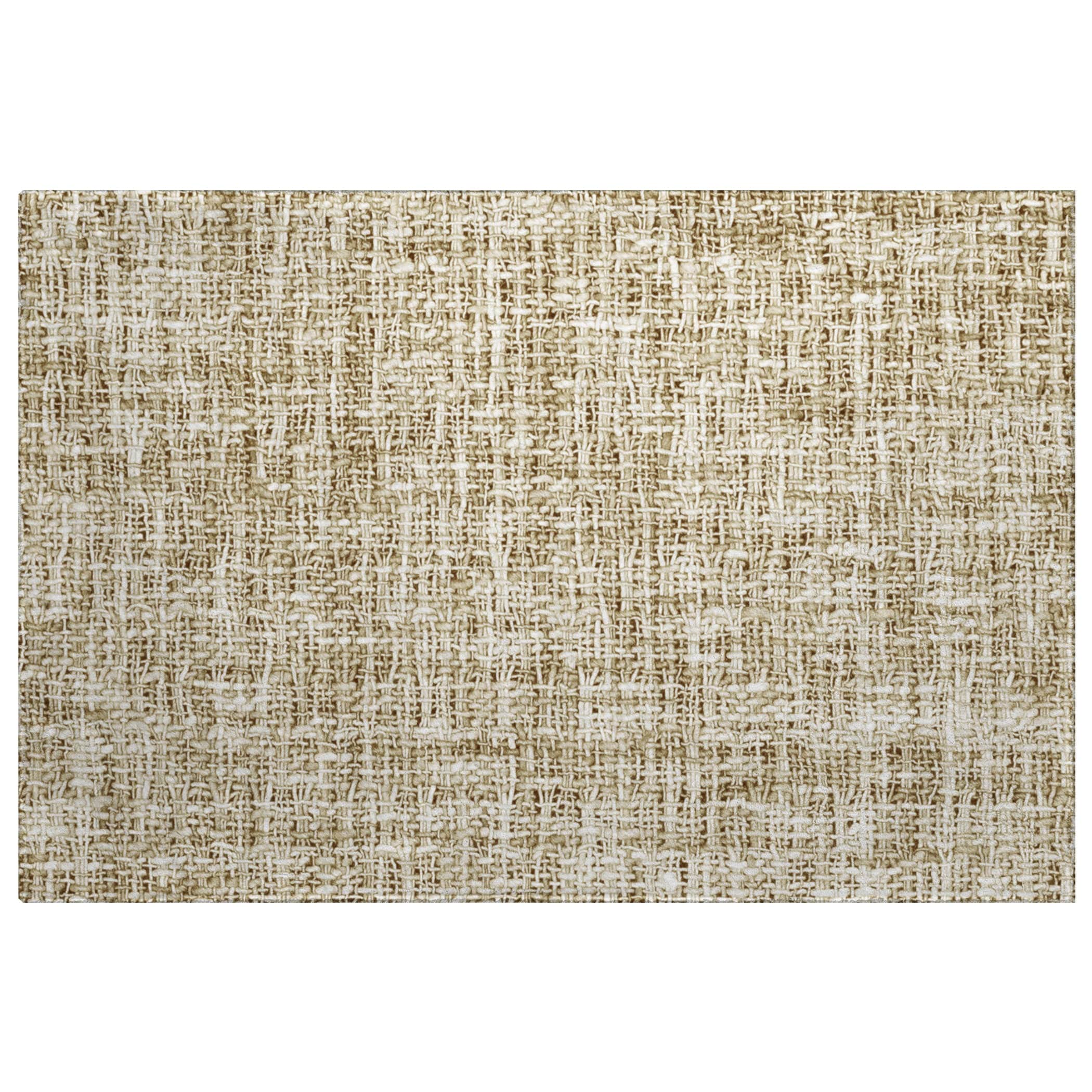 Luxury Washable Transitional VY1 Walnut Gold Rug 1'8" x 2'6" #shape_Rectangle
