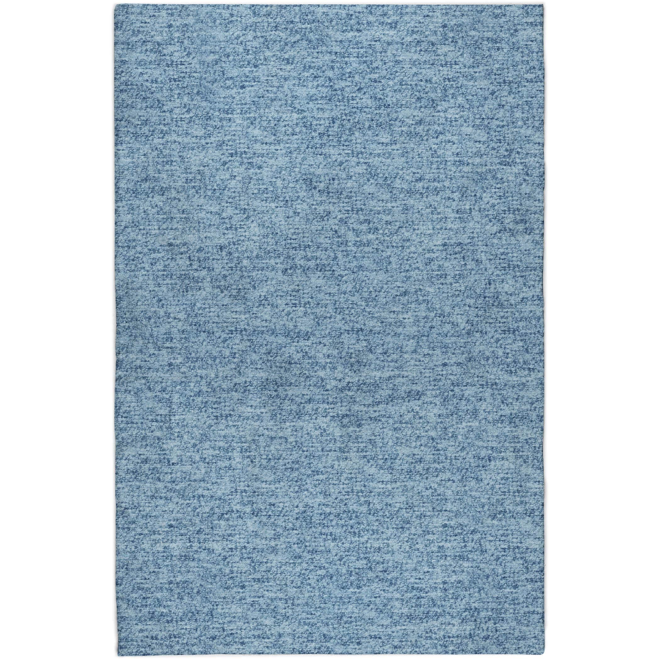Luxury Washable Transitional VY2 Denim Blue Rug 2'6" x 3'10" #shape_Rectangle