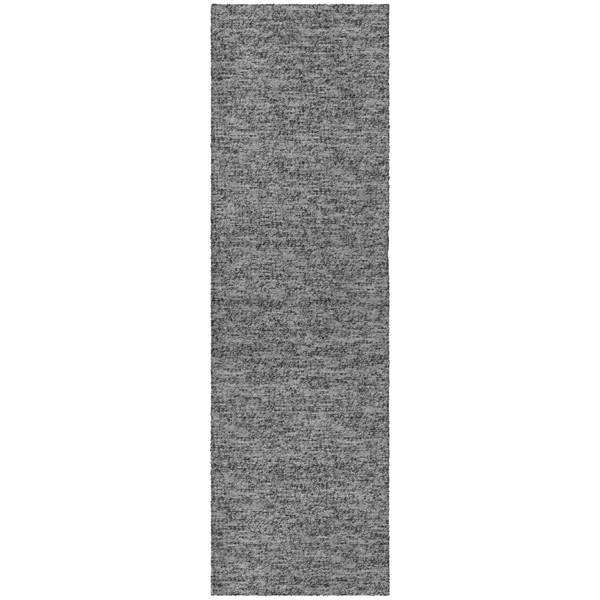 Luxury Washable Transitional VY2 Gray Rug 2'3" x 7'6" #shape_Runner