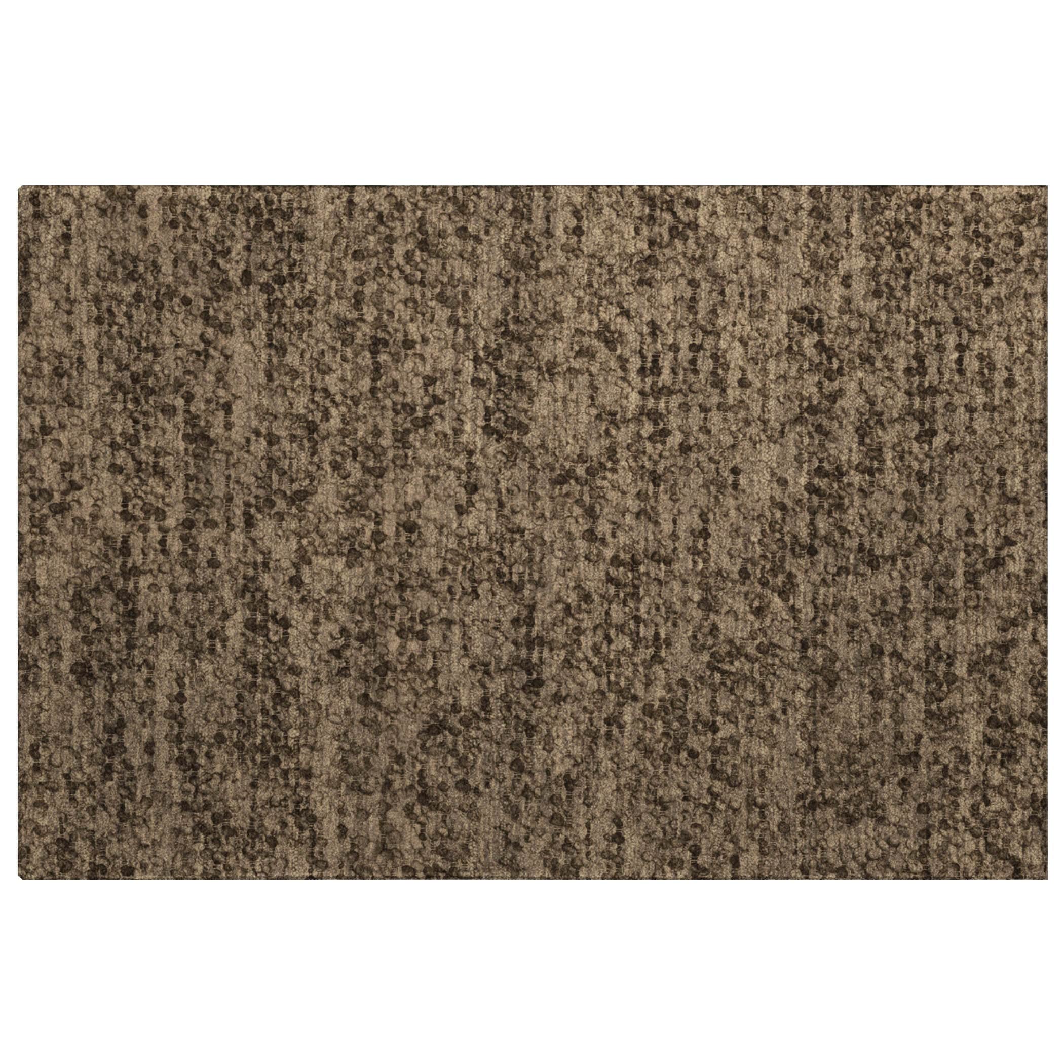 Luxury Washable Transitional VY2 Mocha Brown Rug 1'8" x 2'6" #shape_Rectangle