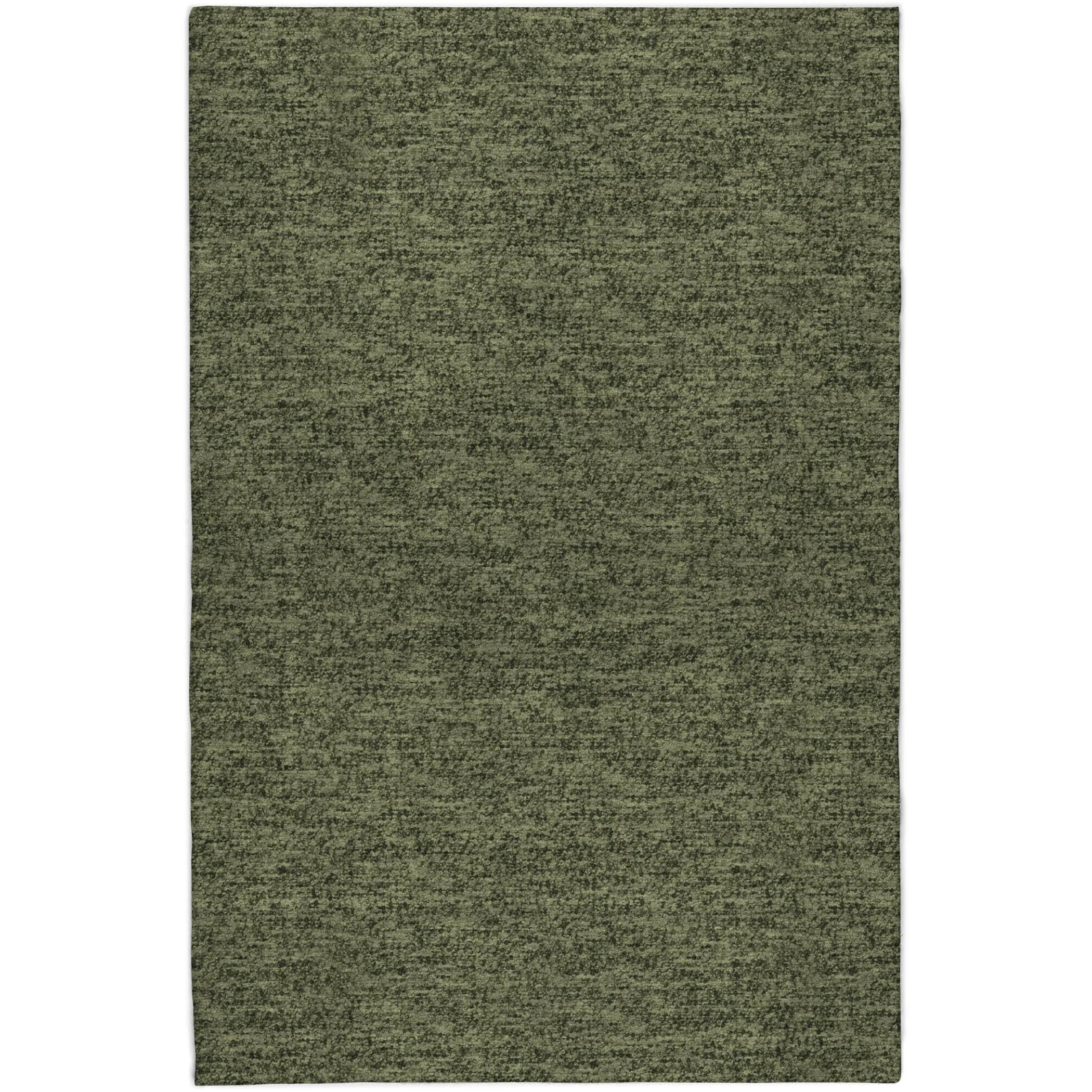 Luxury Washable Transitional VY2 Olive Green Rug 2'6" x 3'10" #shape_Rectangle