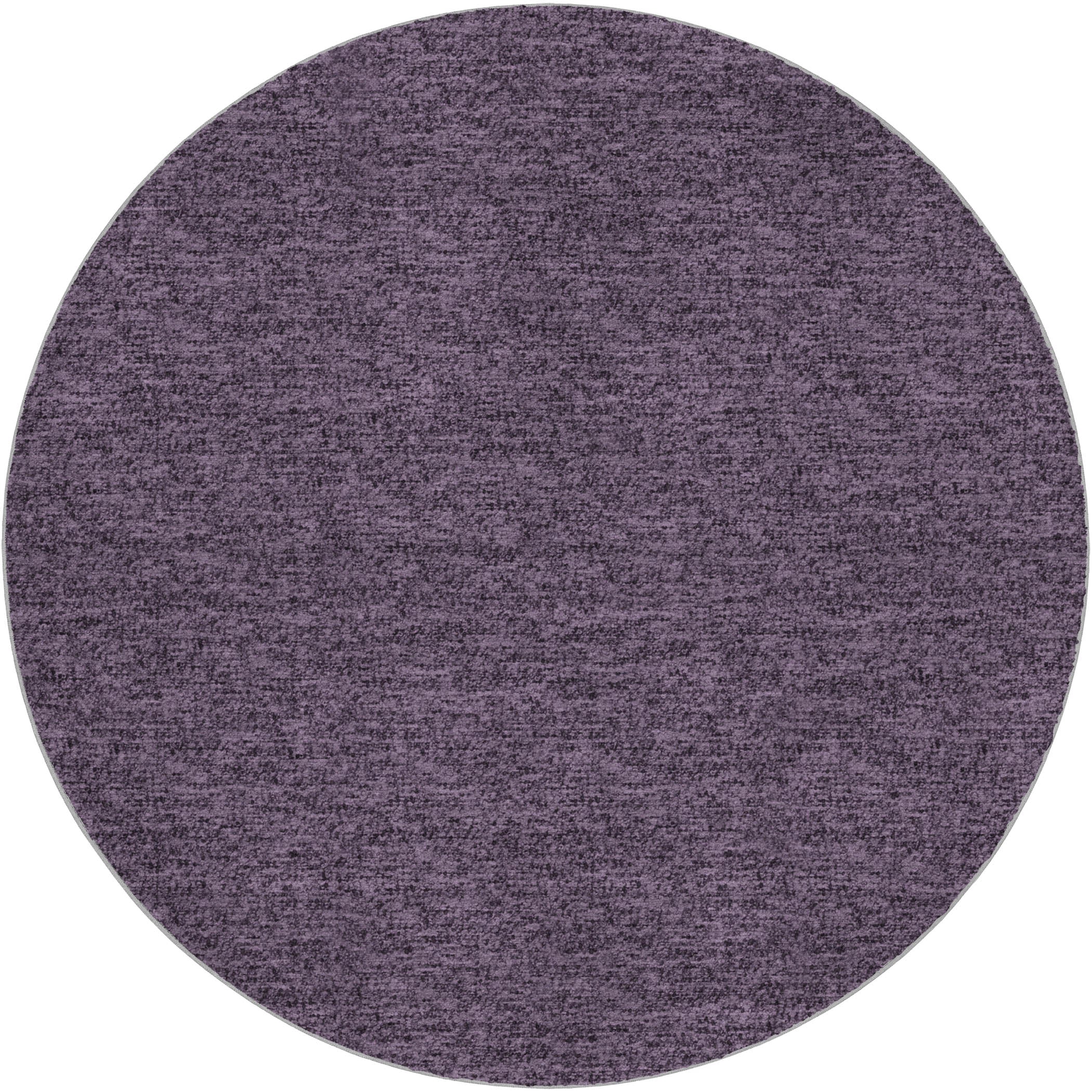 Luxury Washable Transitional VY2 Plum Purple Rug 8' x 8' #shape_Round
