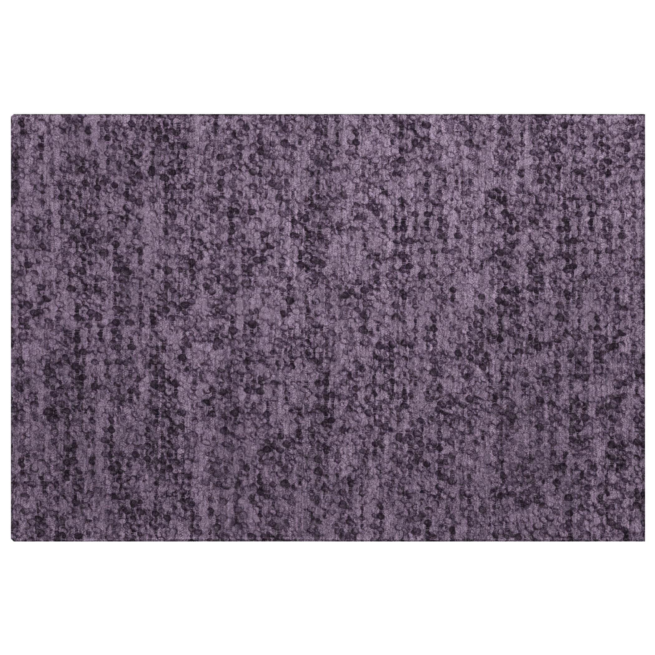Luxury Washable Transitional VY2 Plum Purple Rug 1'8" x 2'6" #shape_Rectangle