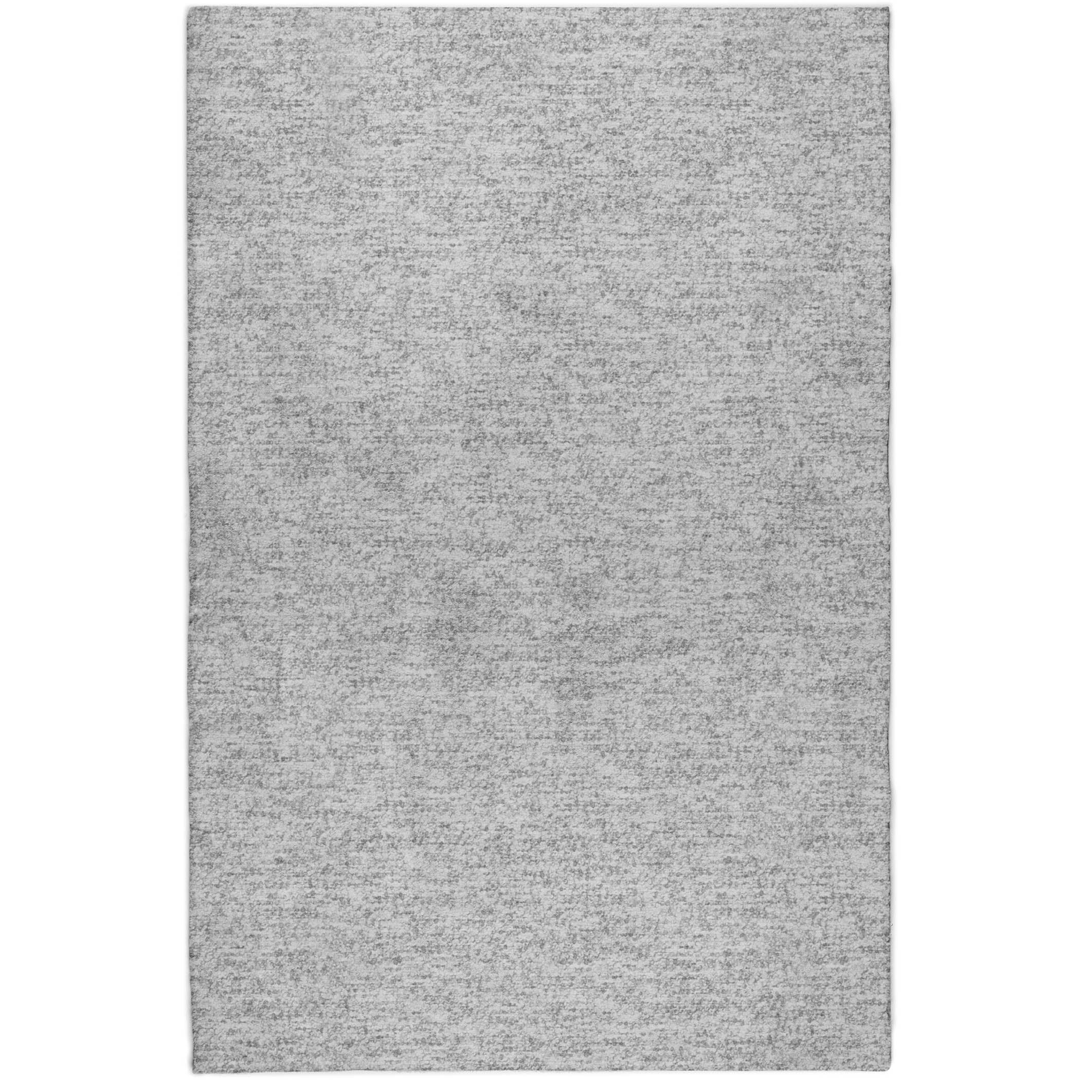 Luxury Washable Transitional VY2 Silver Gray Rug 2'6" x 3'10" #shape_Rectangle