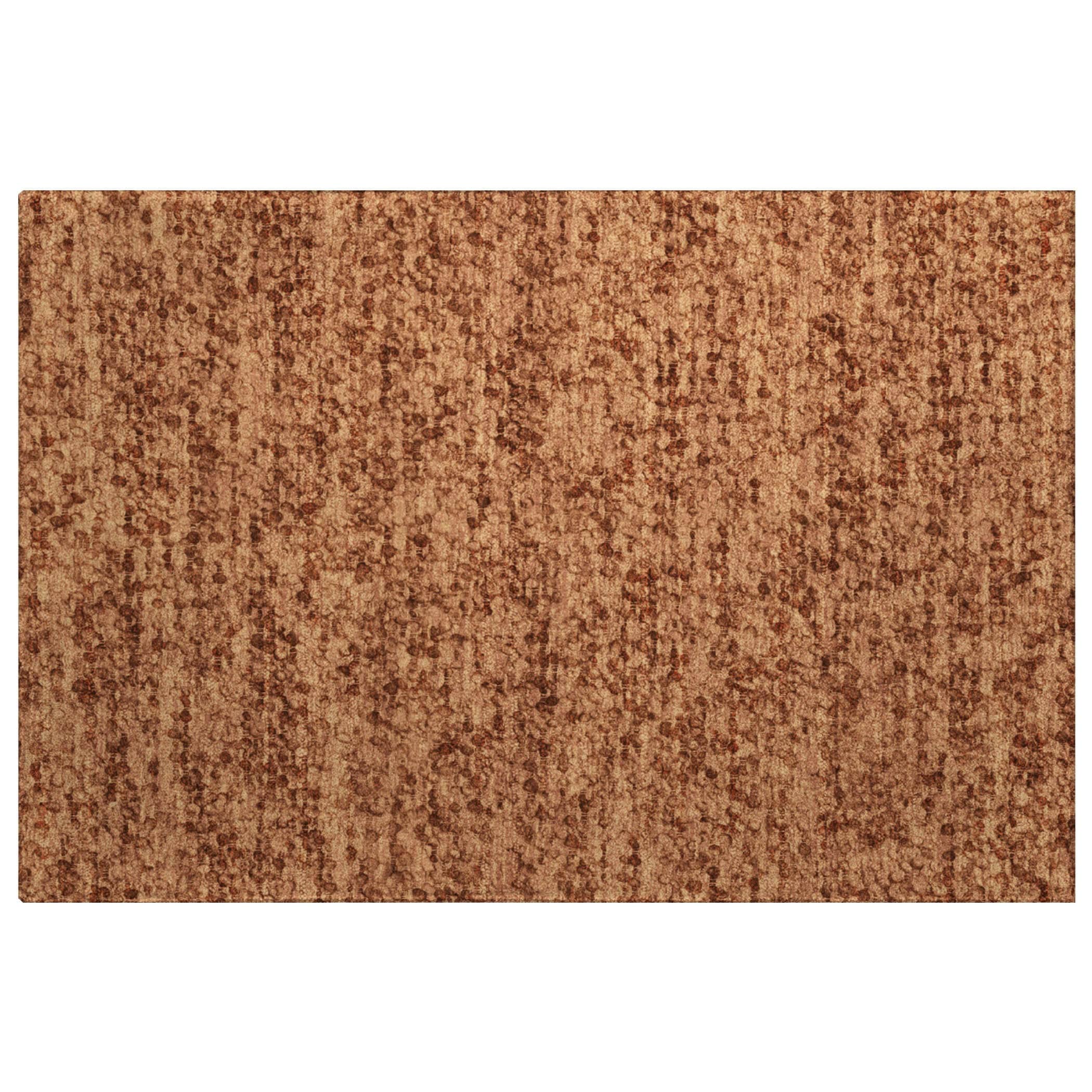 Luxury Washable Transitional VY2 Spice Orange Rug 1'8" x 2'6" #shape_Rectangle